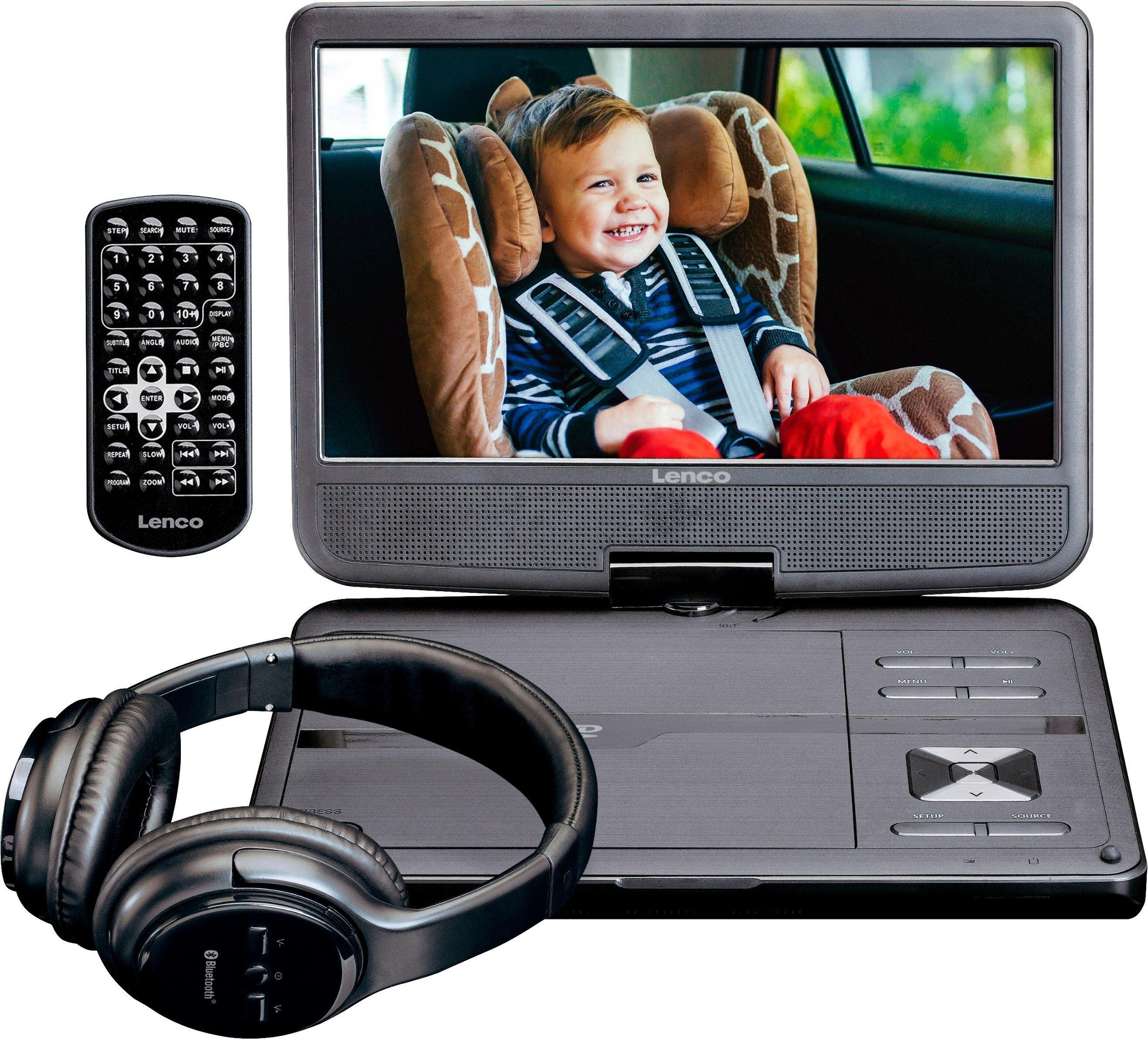 »DVP-1017« Portabler DVD-Player (Bluetooth)