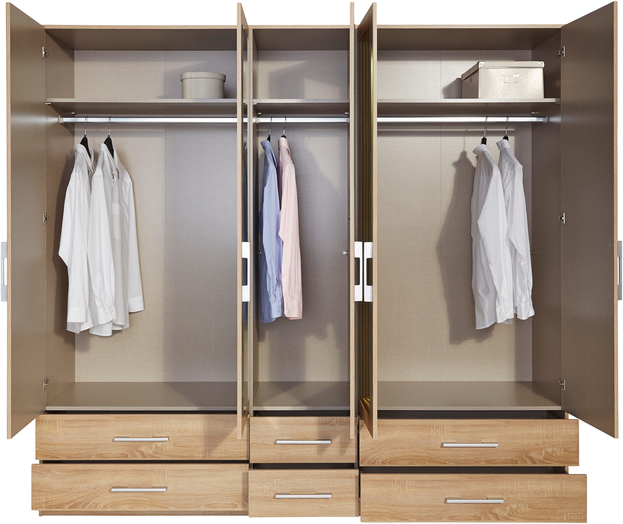 rauch Kleiderschrank »Hersbruck«, mit 6 Schubkästen