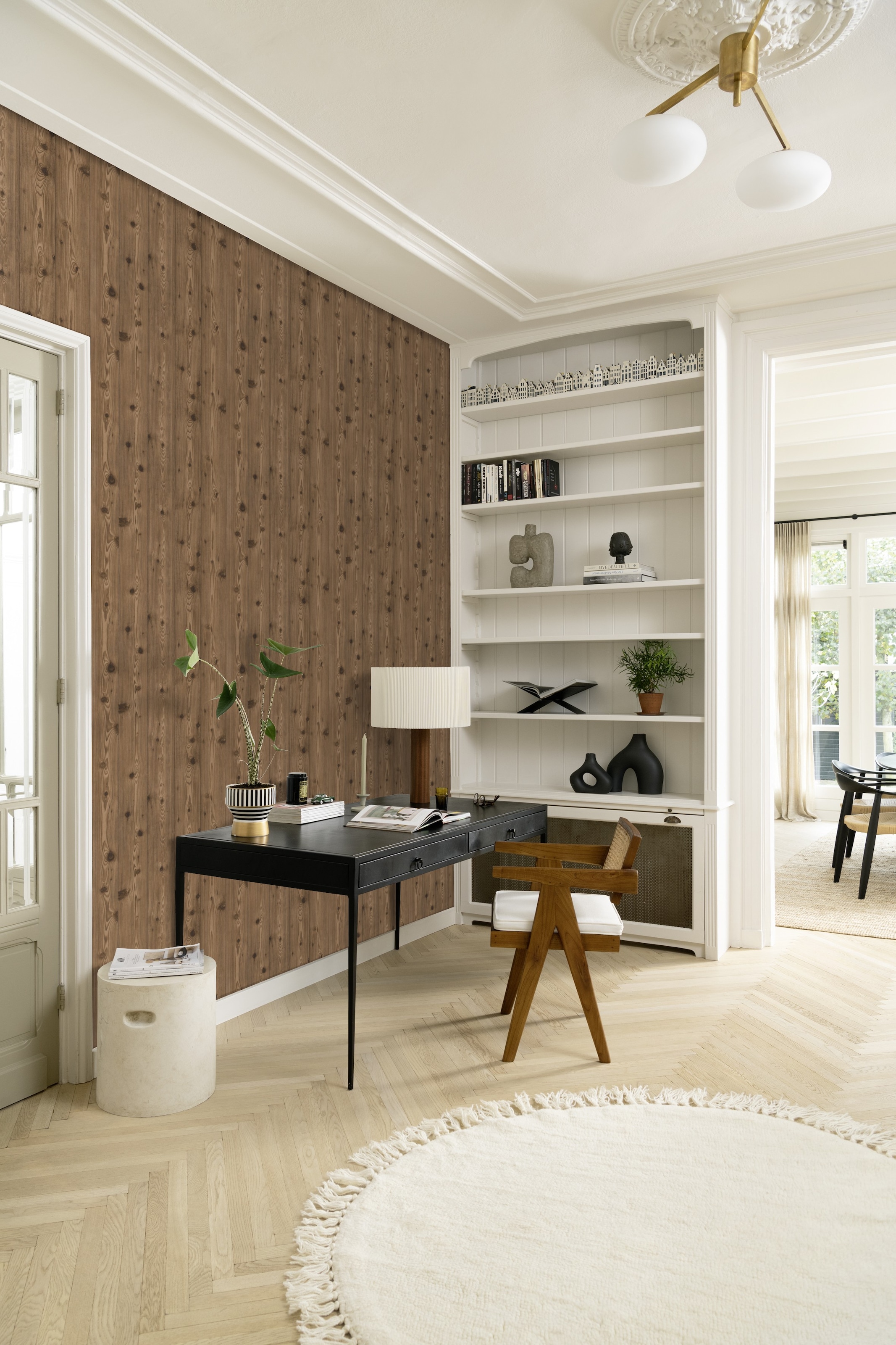 Rasch Papiertapete »mit Holzoptik« Holz glatt Holz
