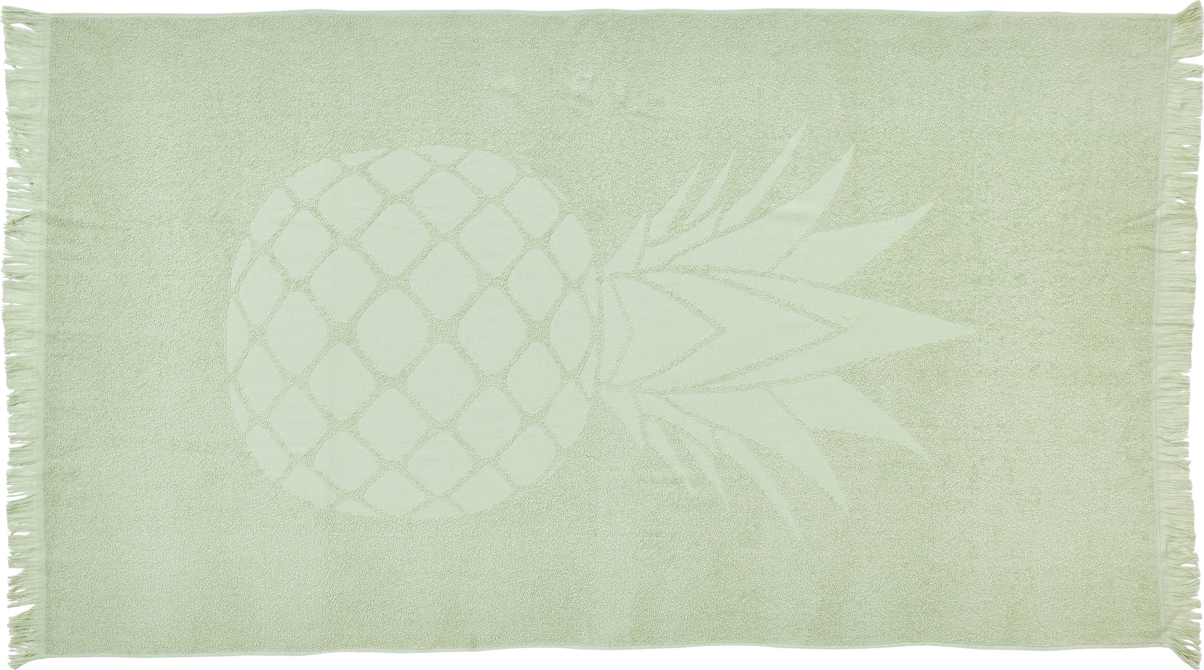 done.® Hamamtücher »Pineapple«, (1 St.), saugfähige Frottier-Innenseite,  ideal als Sauna- oder Strandtuch bei OTTO
