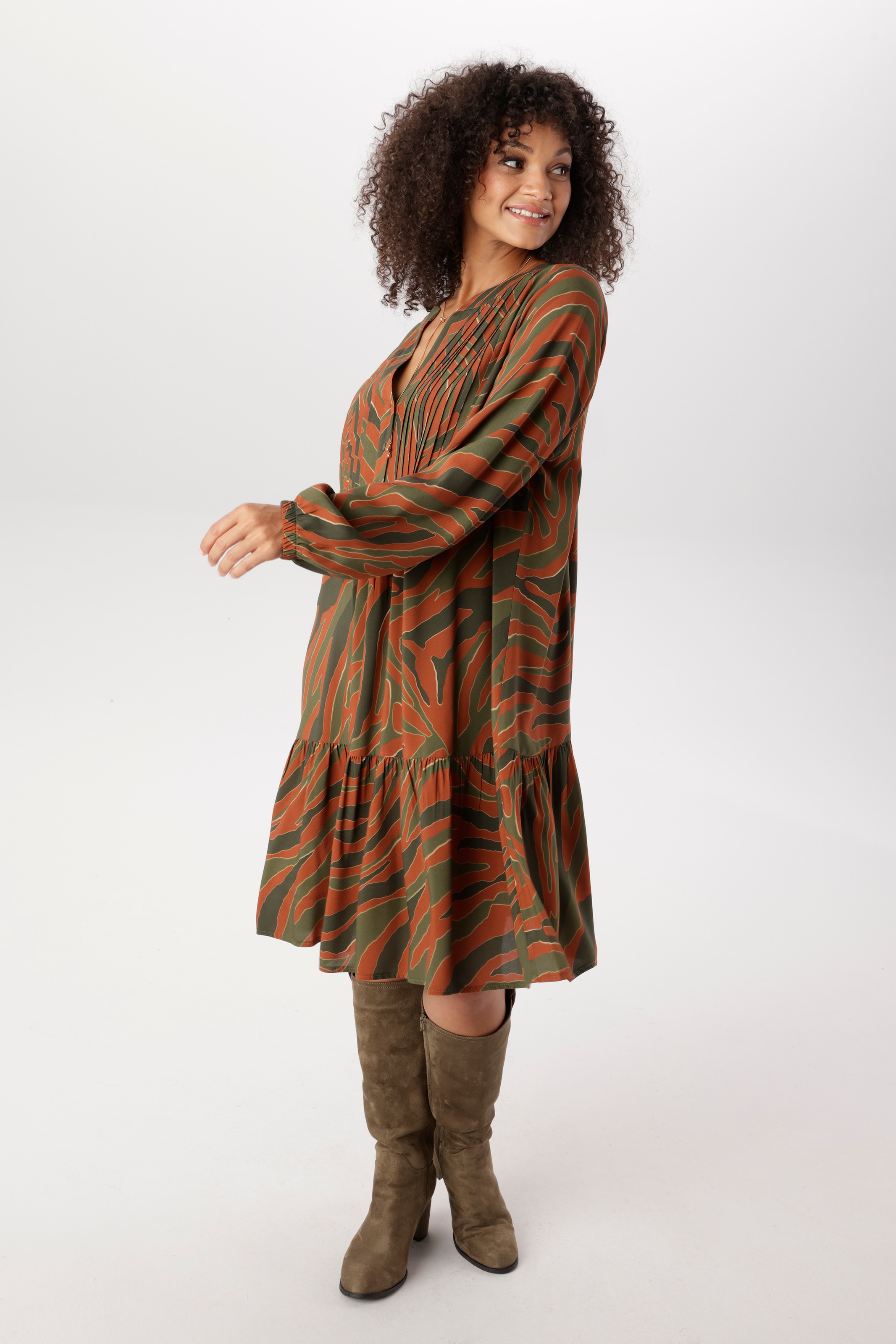 Aniston PLUS Tunikakleid in trendigem Animalprint - NEUE KOLLEKTION