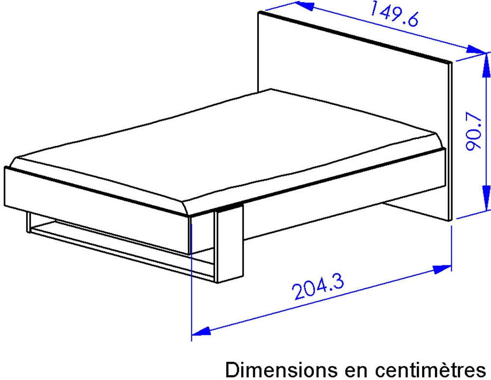 Gami Schlafzimmer-Set »ARIA« Set, 3 tlg. Ein praktisches Kopfteil mit Stauraum