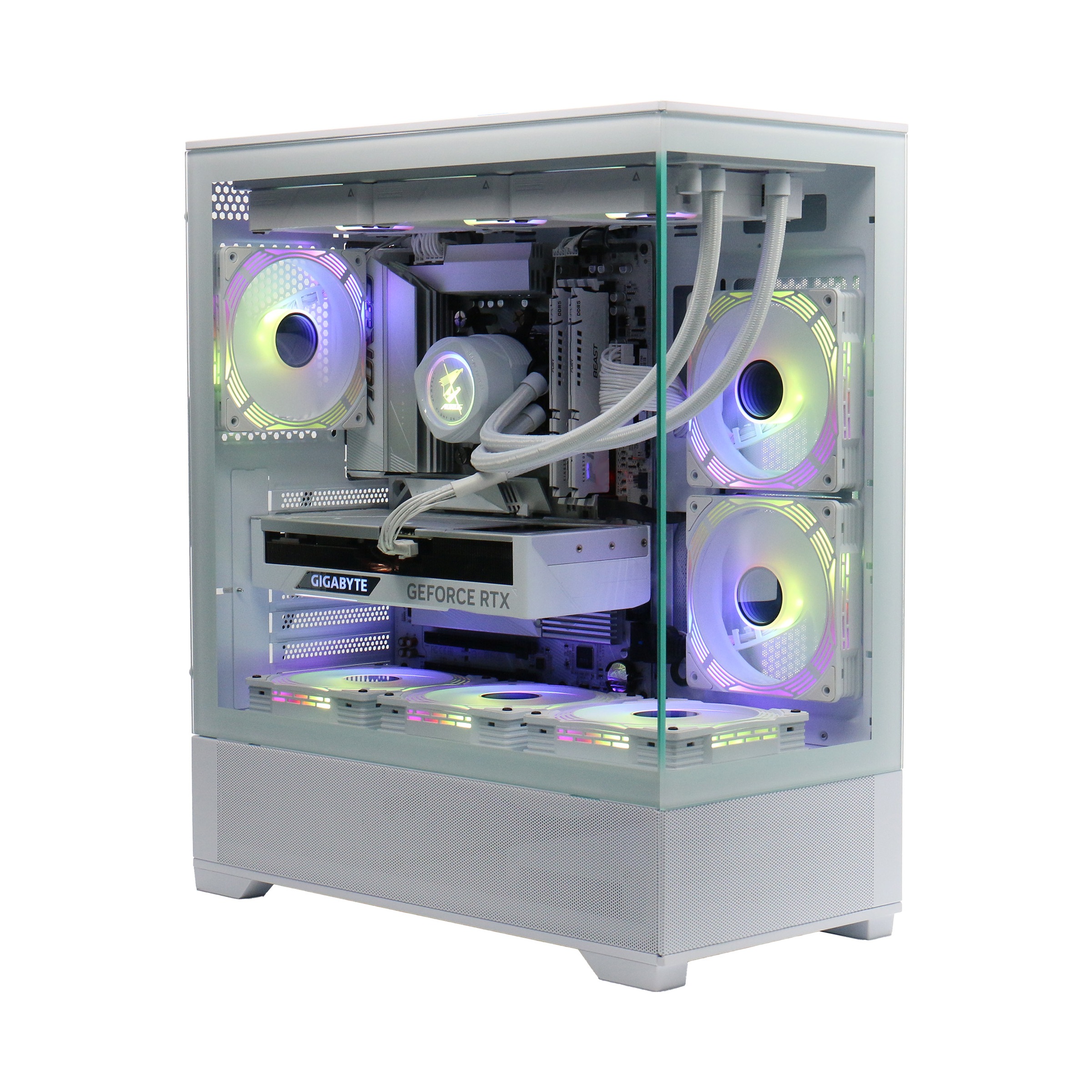 GAMEMAX Gaming-PC »ICE 7349«, DDR5 RAM, PCIe SSD Gen4, Windows 11