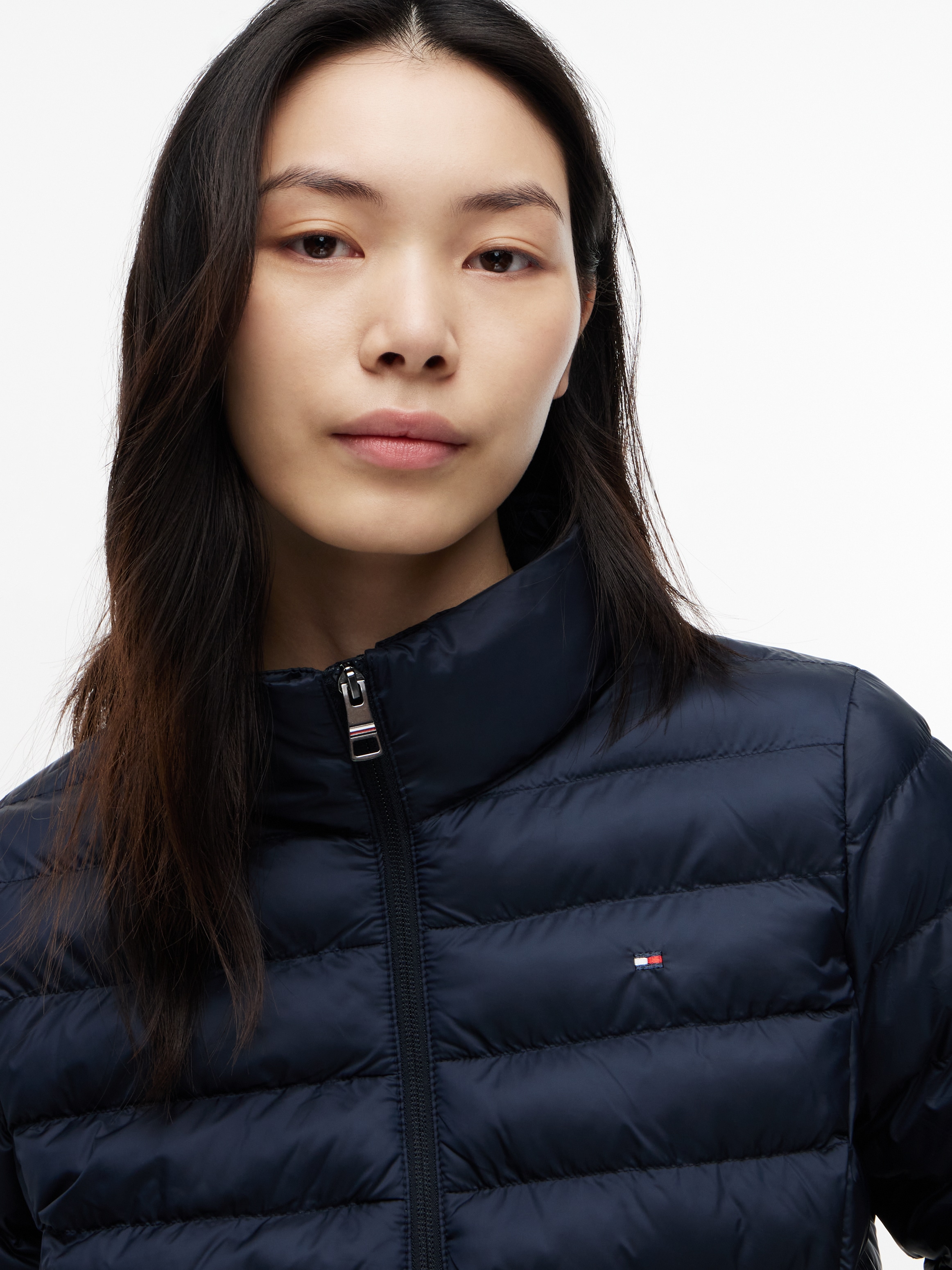 Tommy Hilfiger Steppjacke »LW PADDED GLOBAL STRIPE JACKET« Global Serie TH WOMEN,  mit Kapuze sportive Kapuze mit Global Stripe