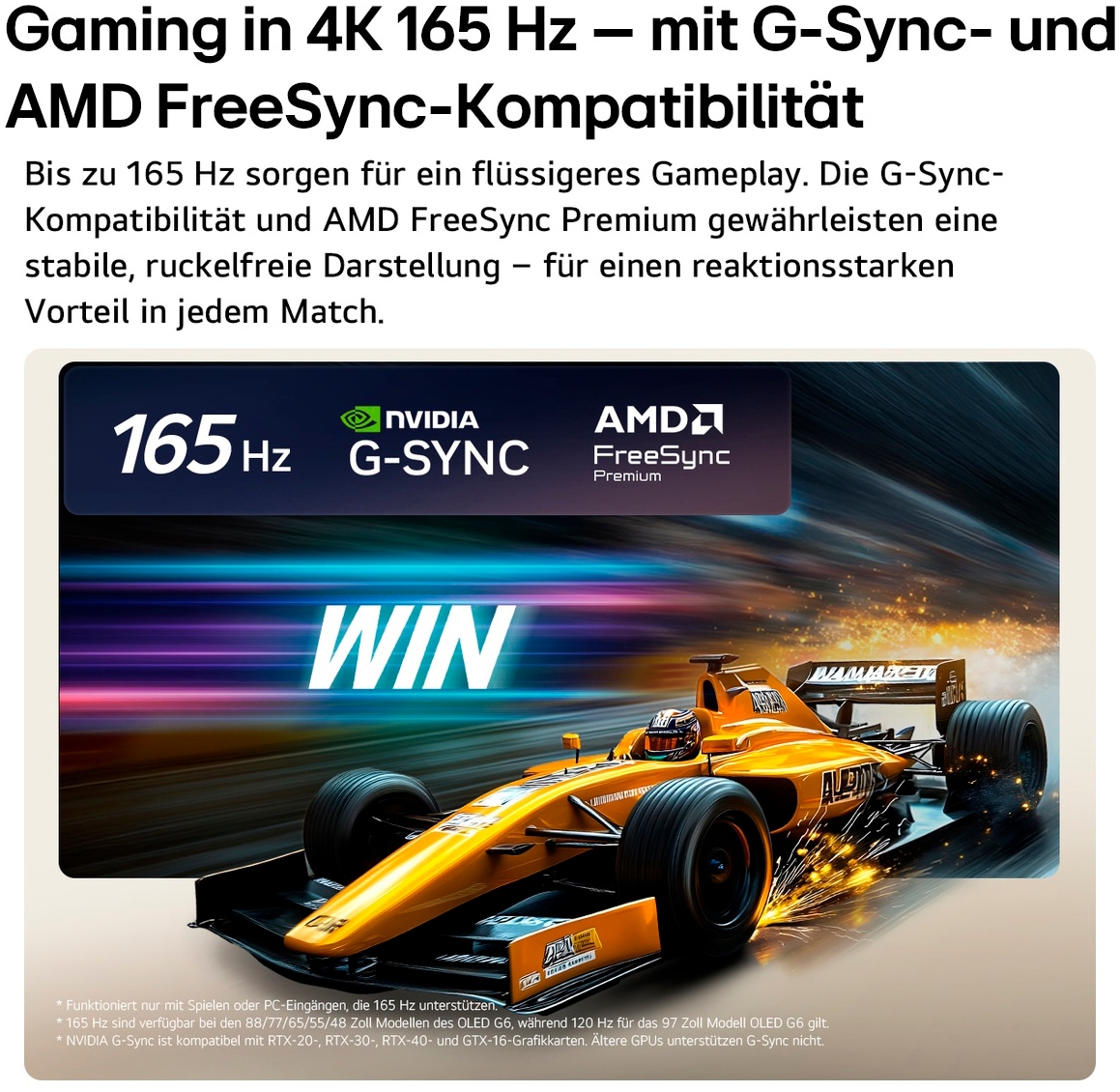 LG OLED-Fernseher »OLED65G67LW« 164 cm/65 ″ Smart-TV