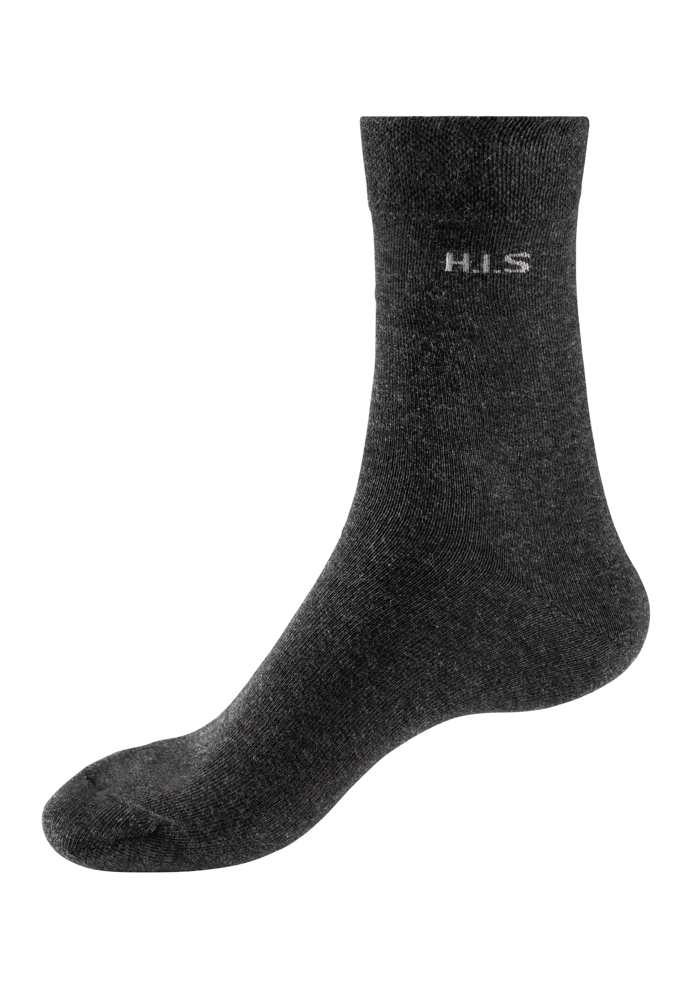 H.I.S Socken, (Packung, 4 Paar), mit druckfreiem Bündchen