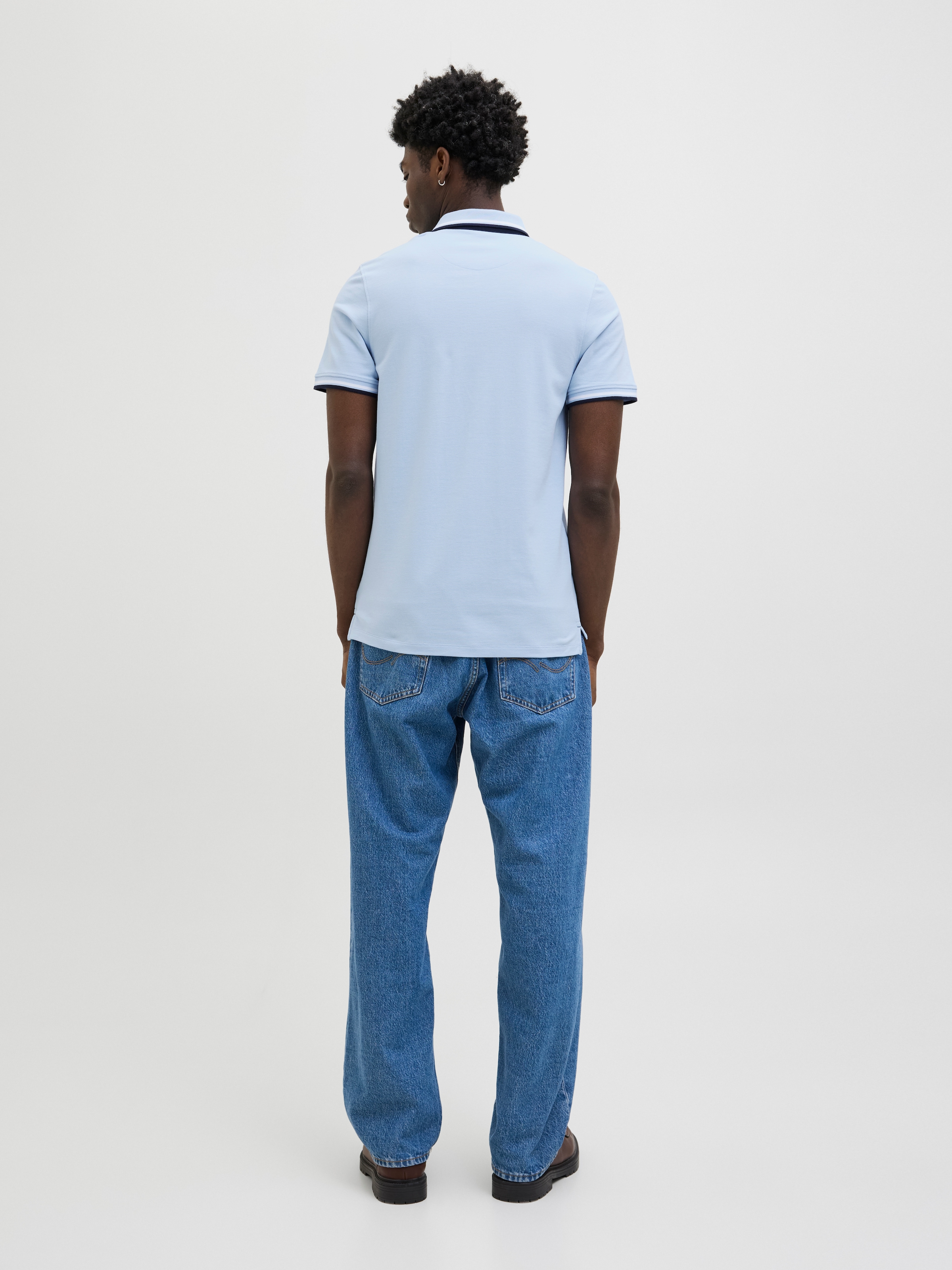 Jack & Jones Poloshirt »JJEPAULOS POLO SS NOOS«, mit Logo Stickerei