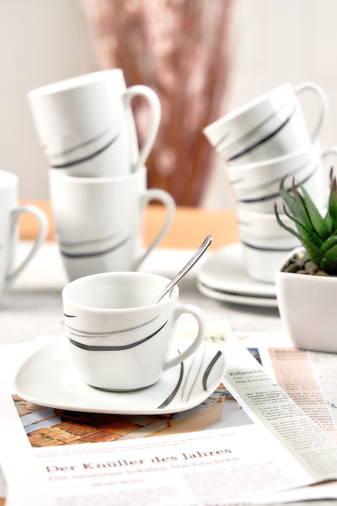 Retsch Arzberg Kombiservice »Geschirr-Set, Service Cosmos« 62 Teile, für 6 Personen