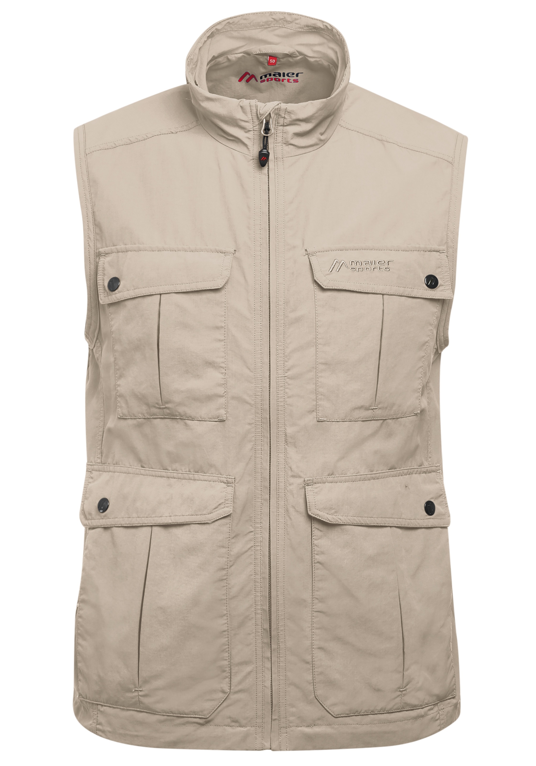 Maier Sports Funktionsjacke »Valdemar«, Vielseitige Funktionsweste, perfekt für Wandern und Reise