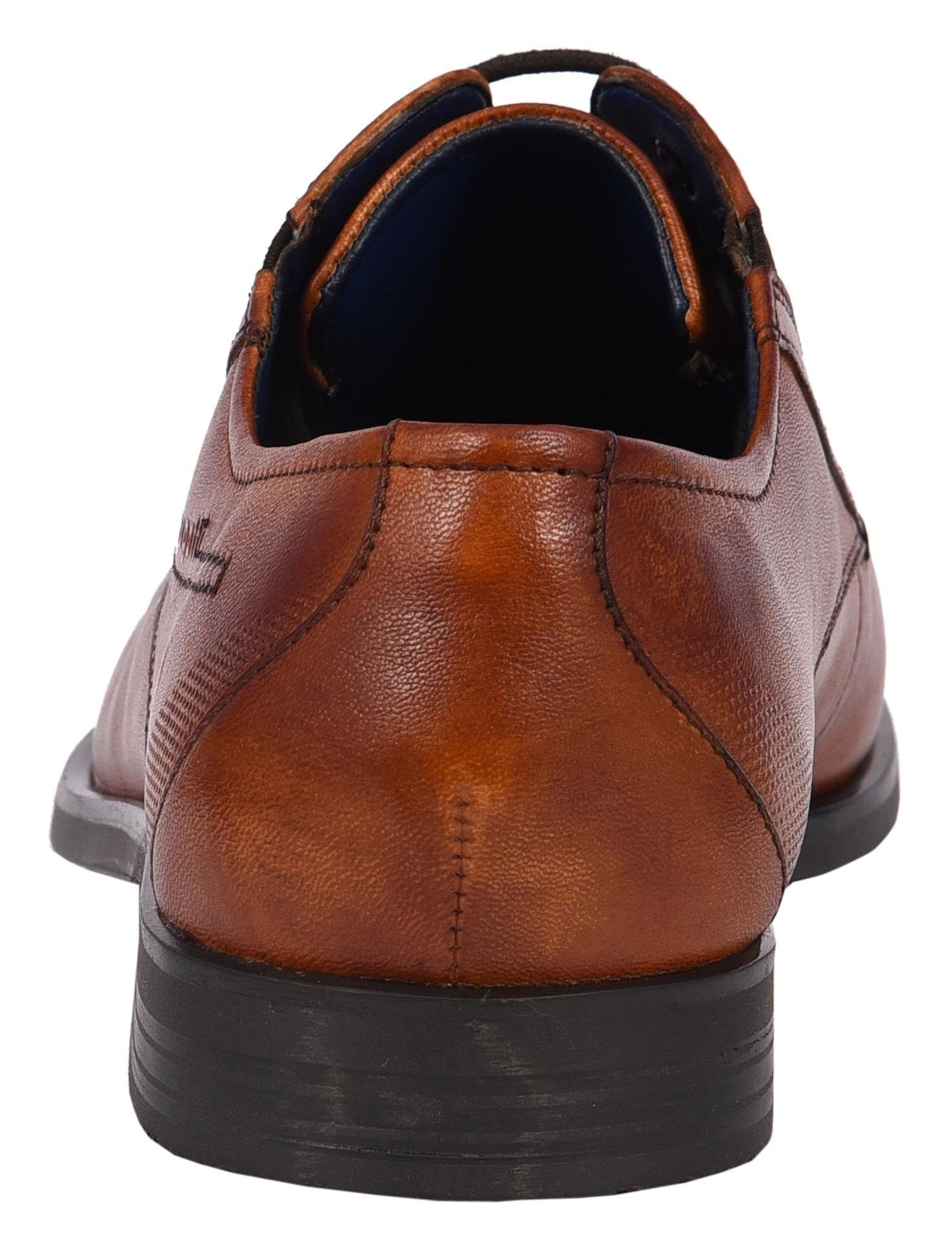 bugatti Schnürschuh  mit Lederinnensohle, Freizeitschuh, Halbschuh, Schnürschuh