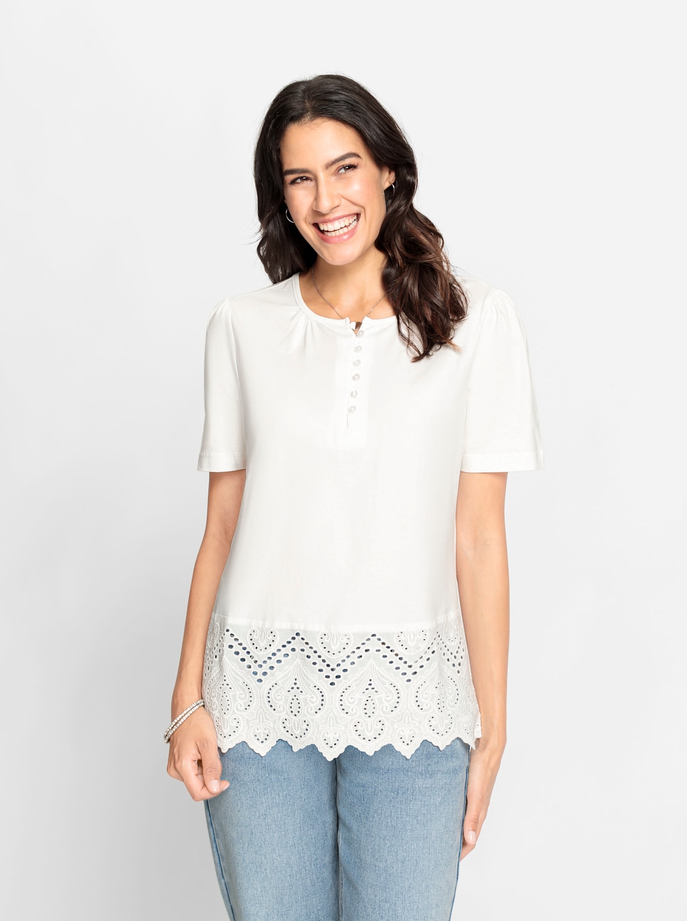 Inspirationen Rundhalsshirt »Shirt«, (1 tlg.)