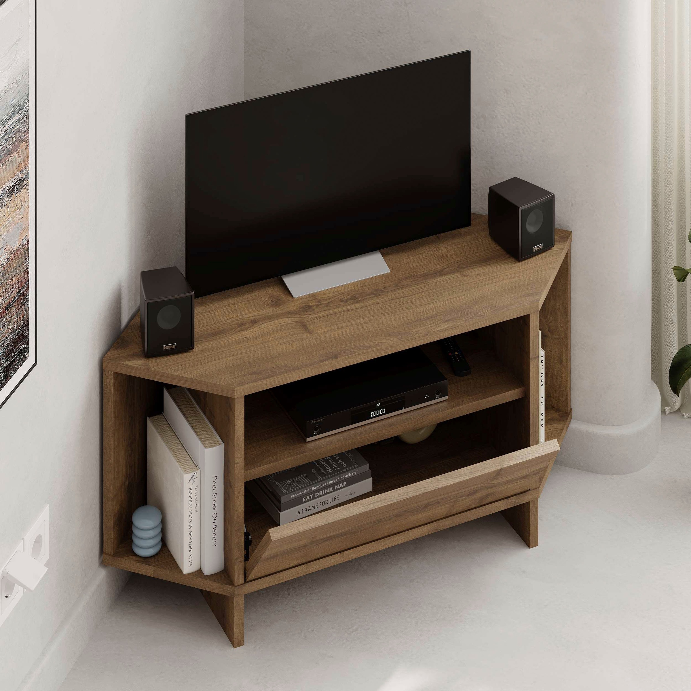 Decortie TV-Schrank »Viva TV Schrank«, (Packung), Einfache Montage,Platzsparend