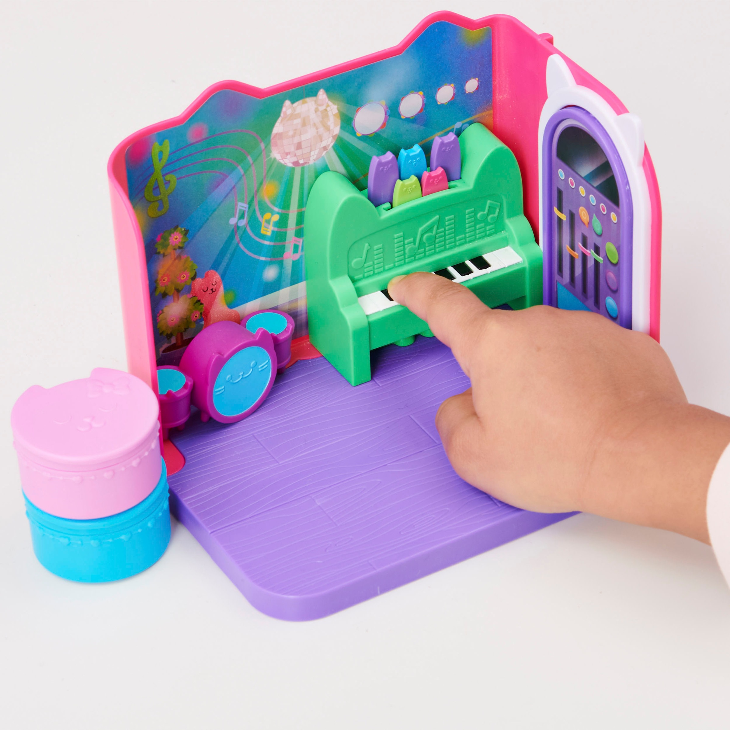 Spin Master Spielwelt »Gabby's Dollhouse – Deluxe Room – DJ Catnip's Musikzimmer«