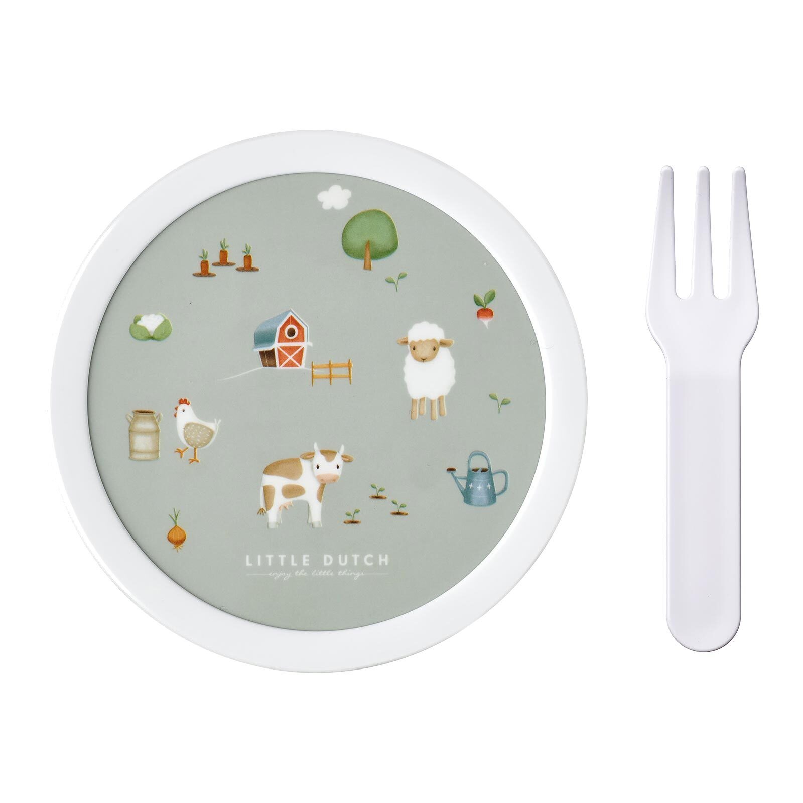 Mepal Lunchbox »Fruchtbox mit Gabel Campus 300 ml«, (1 tlg.)