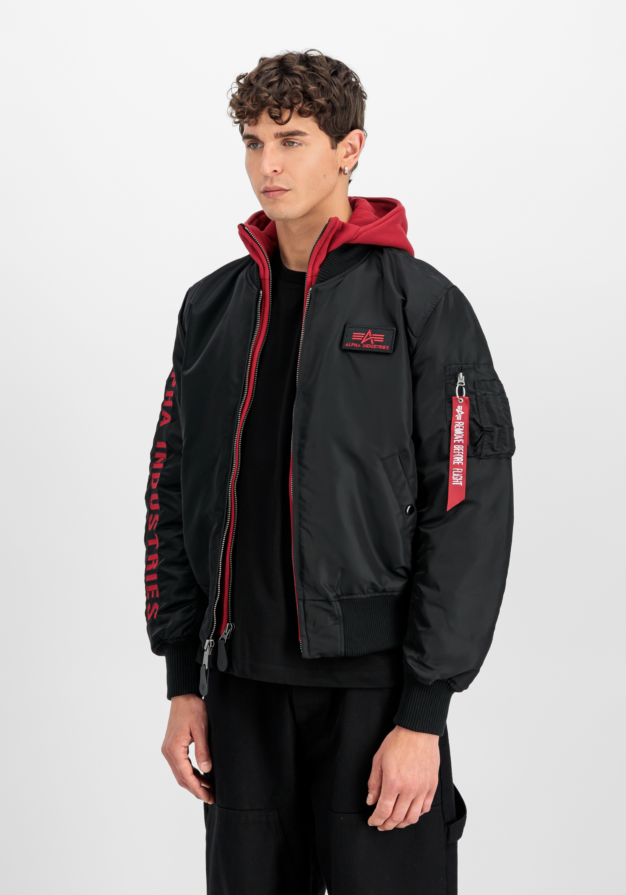 Alpha Industries Bomberjacke »MA-1 D-Tec Sleeve Embroidery Bomberjacke«