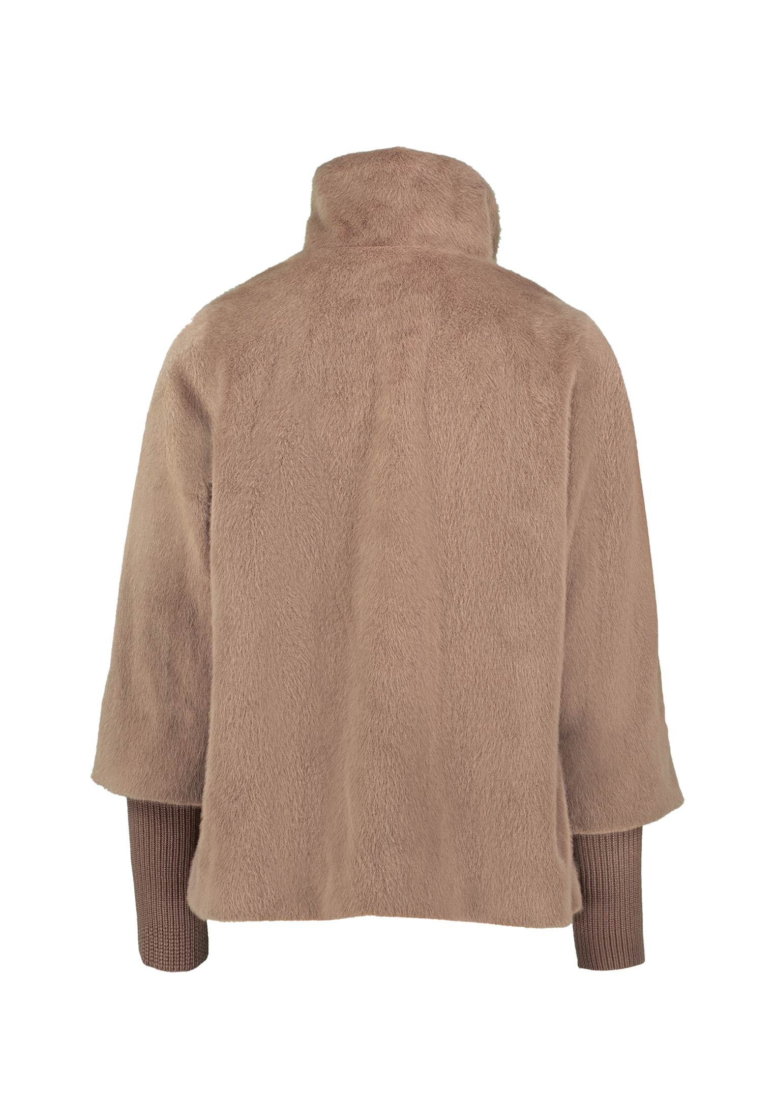 Zero Fellimitatjacke »Fellimitat-Jacke mit Stehkragen«