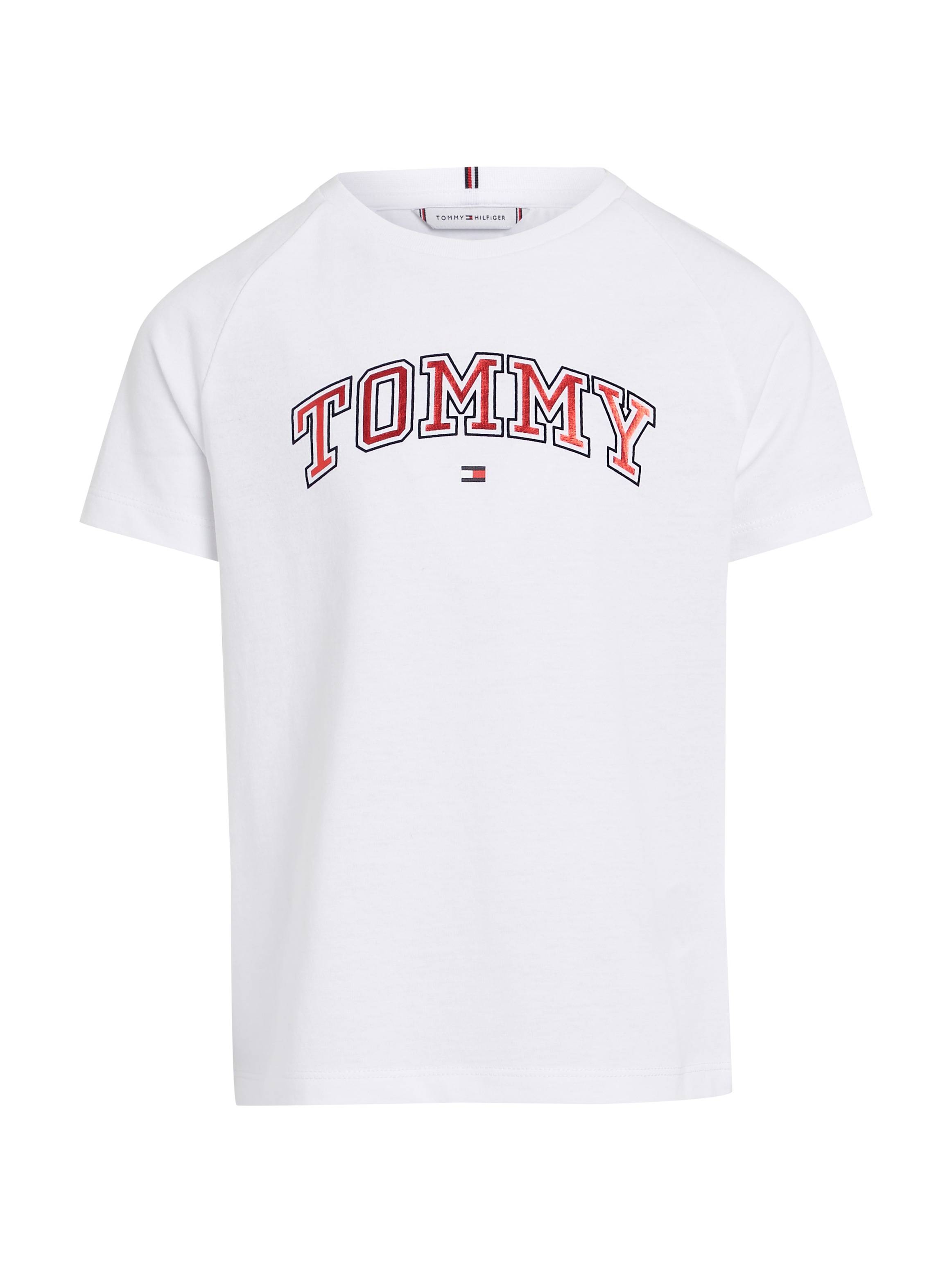 Tommy Hilfiger Kurzarmshirt »VARSIY FOIL REG TEE SS«, Kinder bis 16 Jahre mit Logoprägung