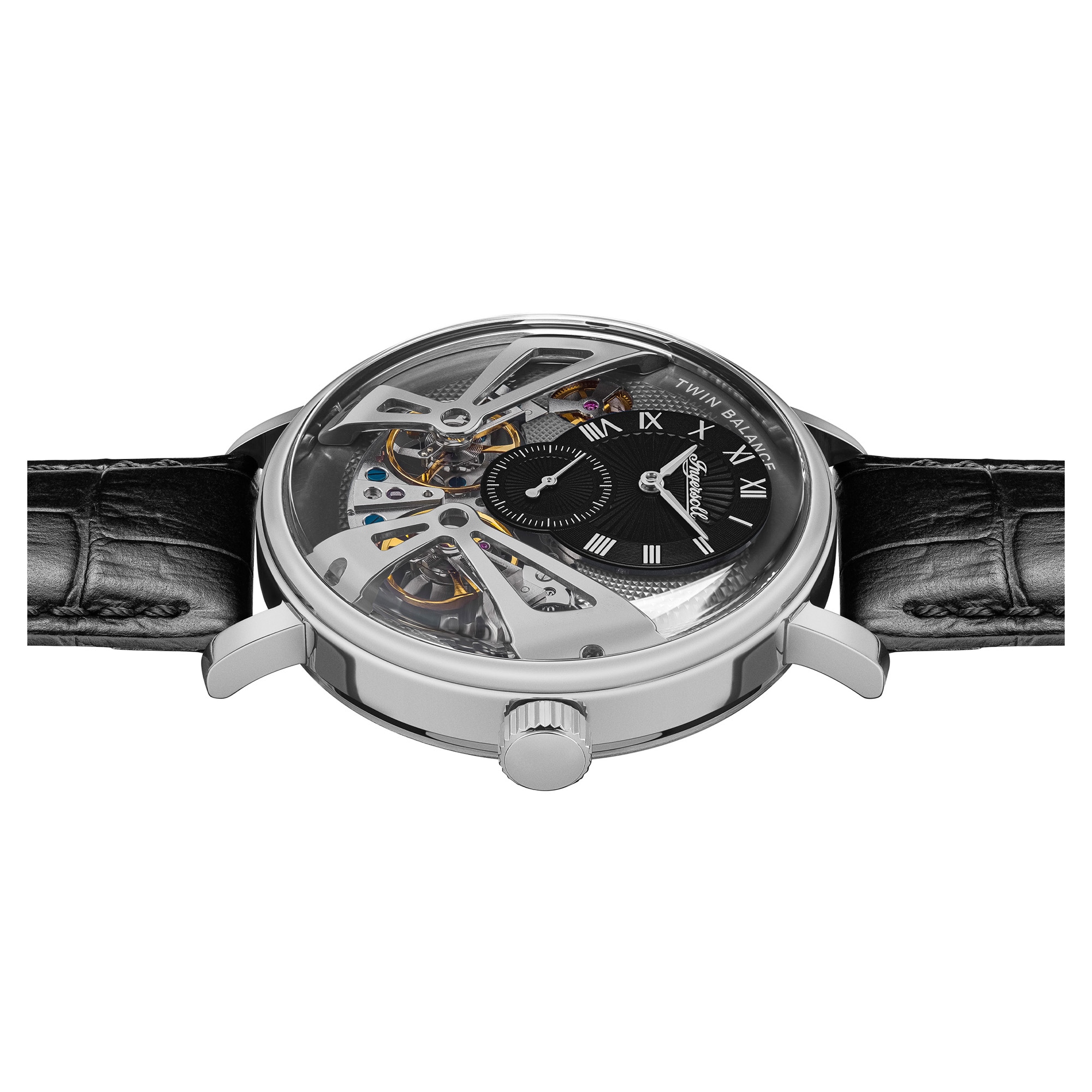 Ingersoll Automatikuhr »The Tennessee« Armbanduhr, Herrenuhr, Mechanische Uhr, Lederarmband, analog