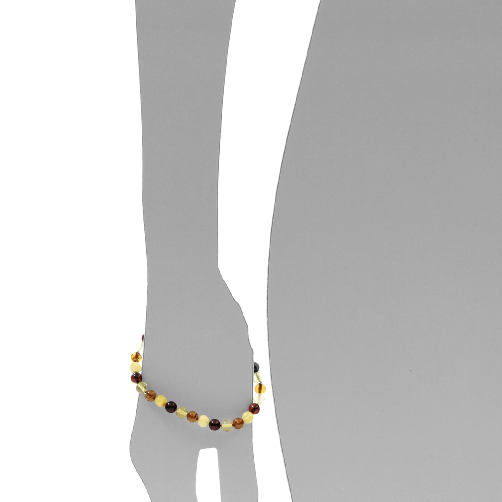 OSTSEE-SCHMUCK Armband »- Kugel 6 mm - Bernstein -,«