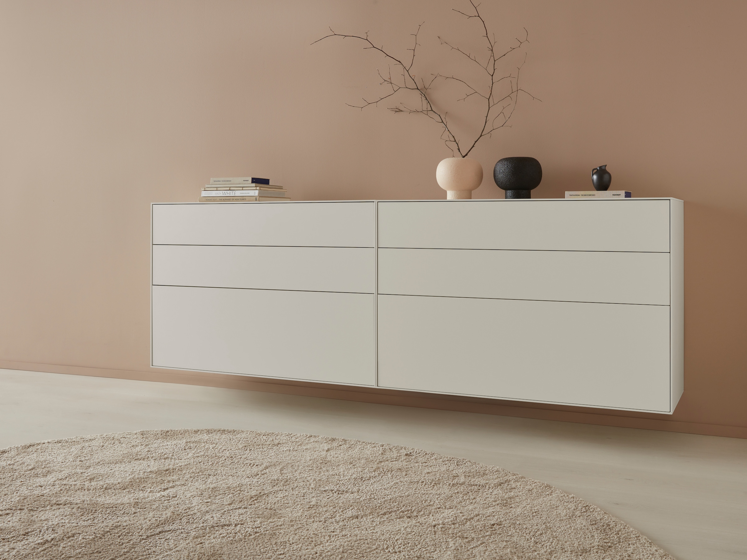 LeGer Home by Lena Gercke Sideboard »Essentials«, Breite: 112cm, MDF lackiert, Push-to-open-Funktion