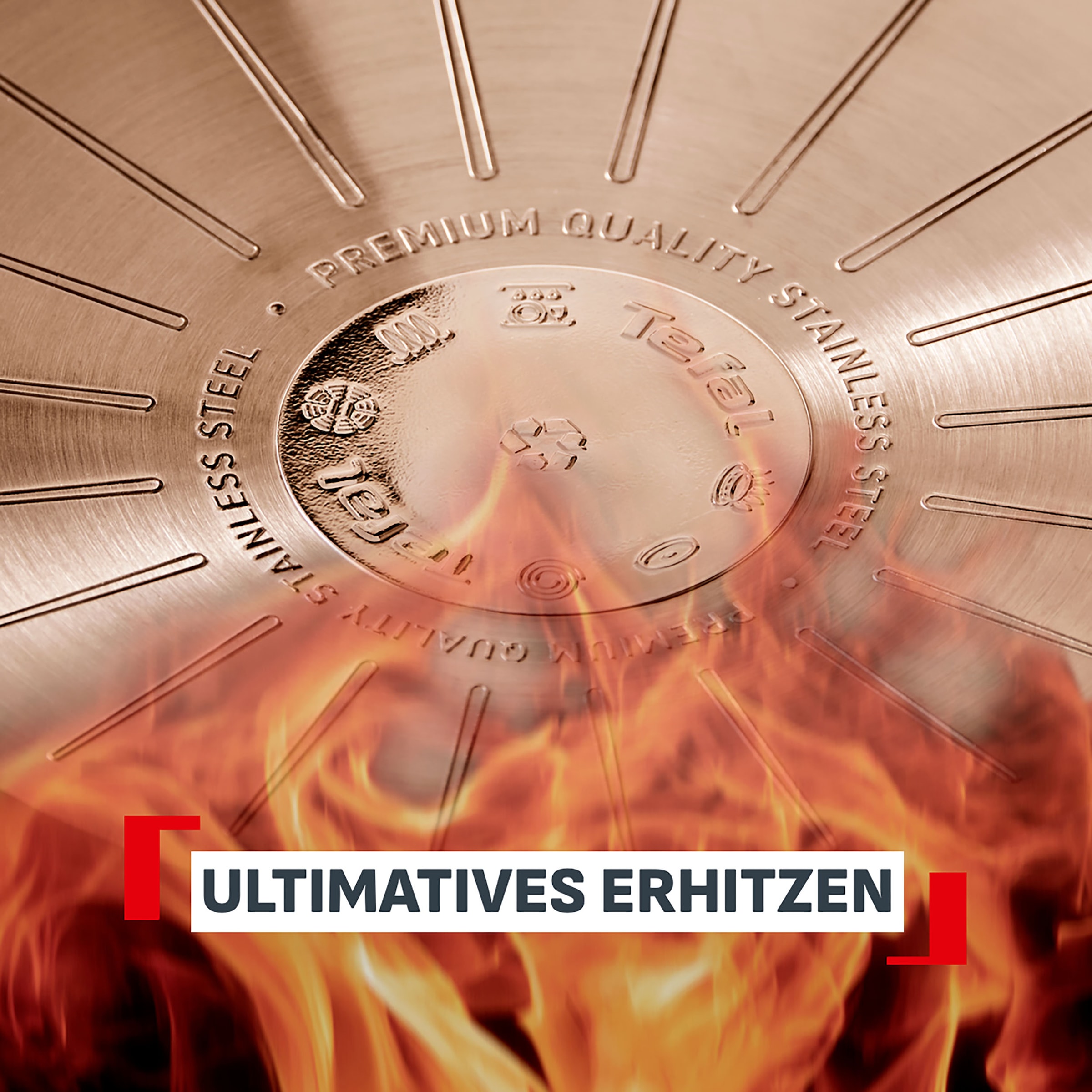 Tefal Wok »Excell'Cook« Aluminium 1 tlg. leistungsstarke Antihaftbeschichtung, Induktion, metallspatelsicher