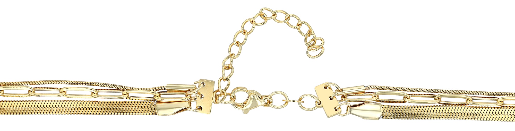 Adelia´s Kette ohne Anhänger »Edelstahl Halskette mit Anhänger 50 cm + 5 cm«