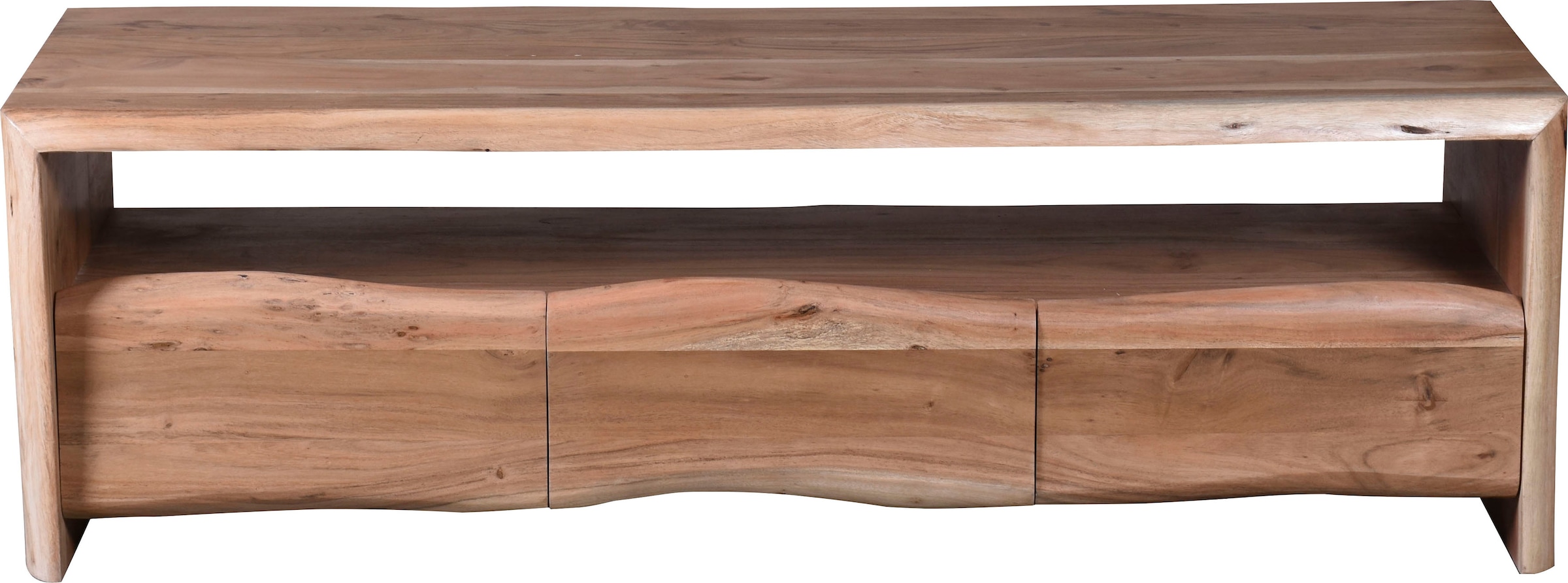 SIT Lowboard »Albero«, massive Akazie mit Baumkante, Breite 146 cm