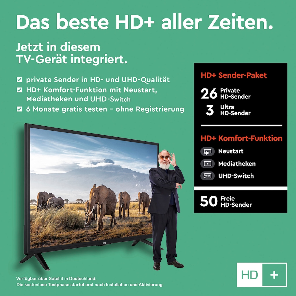 JVC LED-Fernseher »LT-40VF3056«, 102 cm/40 Zoll, Full HD, Smart-TV