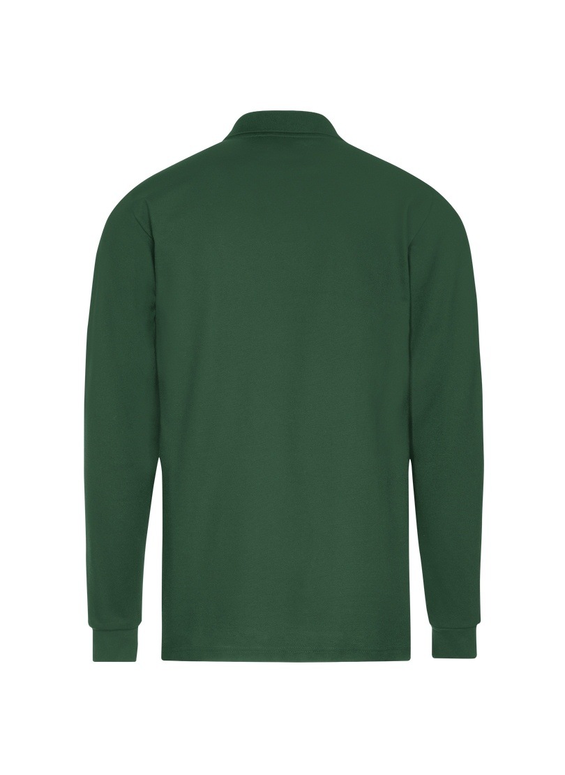 Trigema Poloshirt »TRIGEMA Langarm Poloshirt mit Armbündchen«, (1 tlg.)