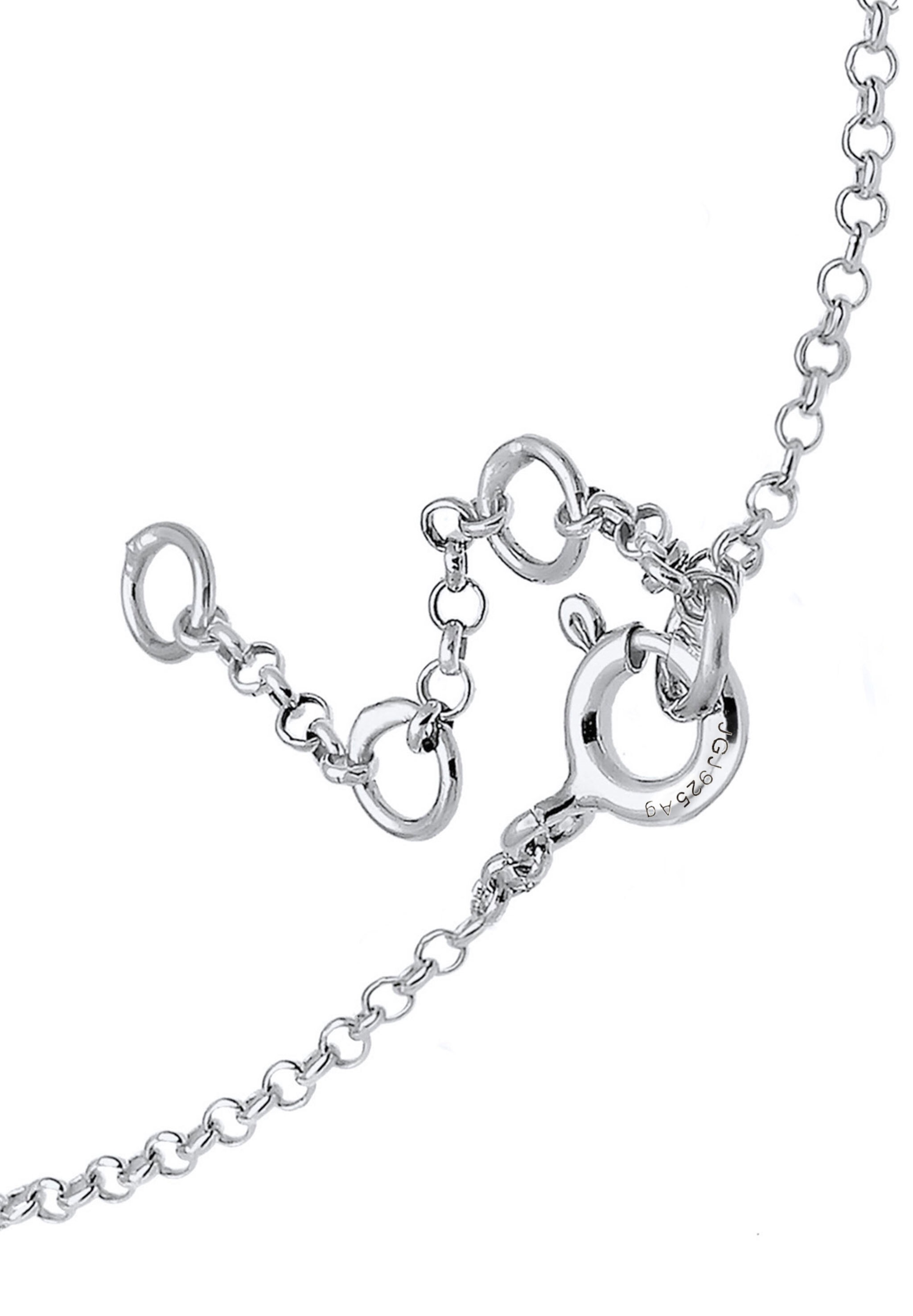 Elli Armkette »Armband Herz Liebe Love 925 Silber«