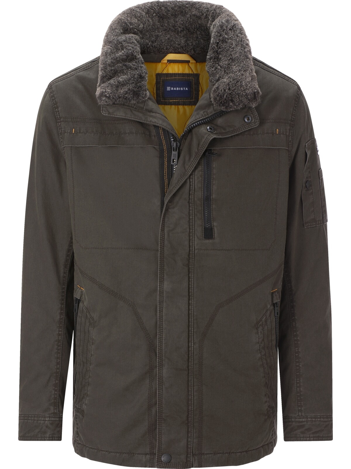 Babista Outdoorjacke »Langjacke ROTESSI«, (1 St.), mit künstlichem Pelz