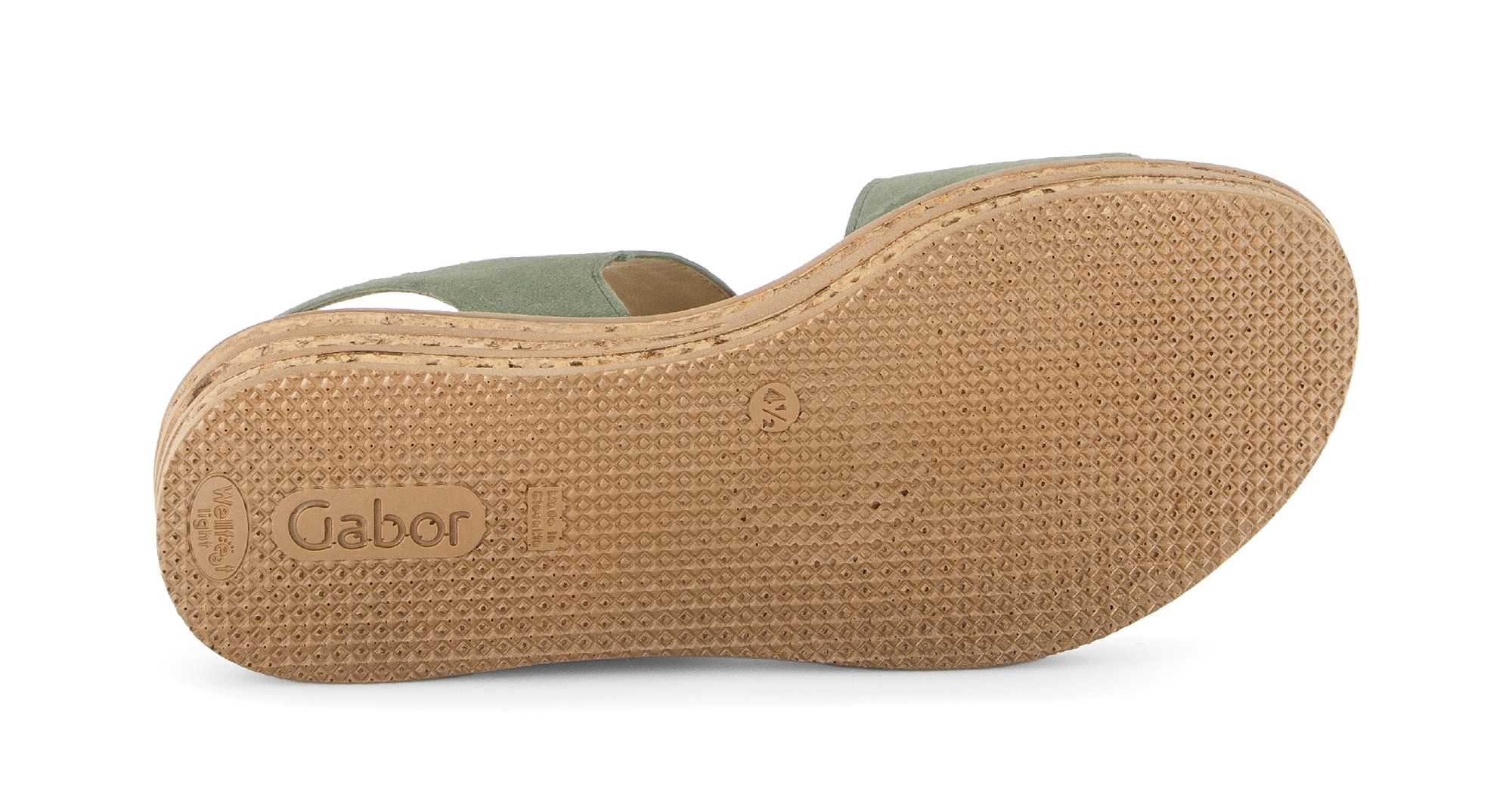 Gabor Keilsandalette  , Riemchensandale, Sommerschuh mit modischer Zierschnalle
