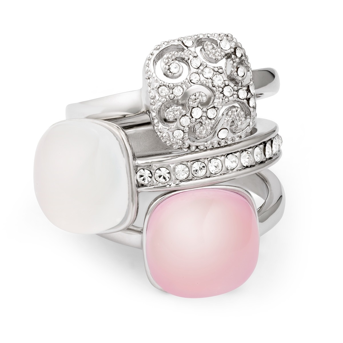 Pippa & Jean Fingerring »PJ361«, (1 tlg.), mit Stellux