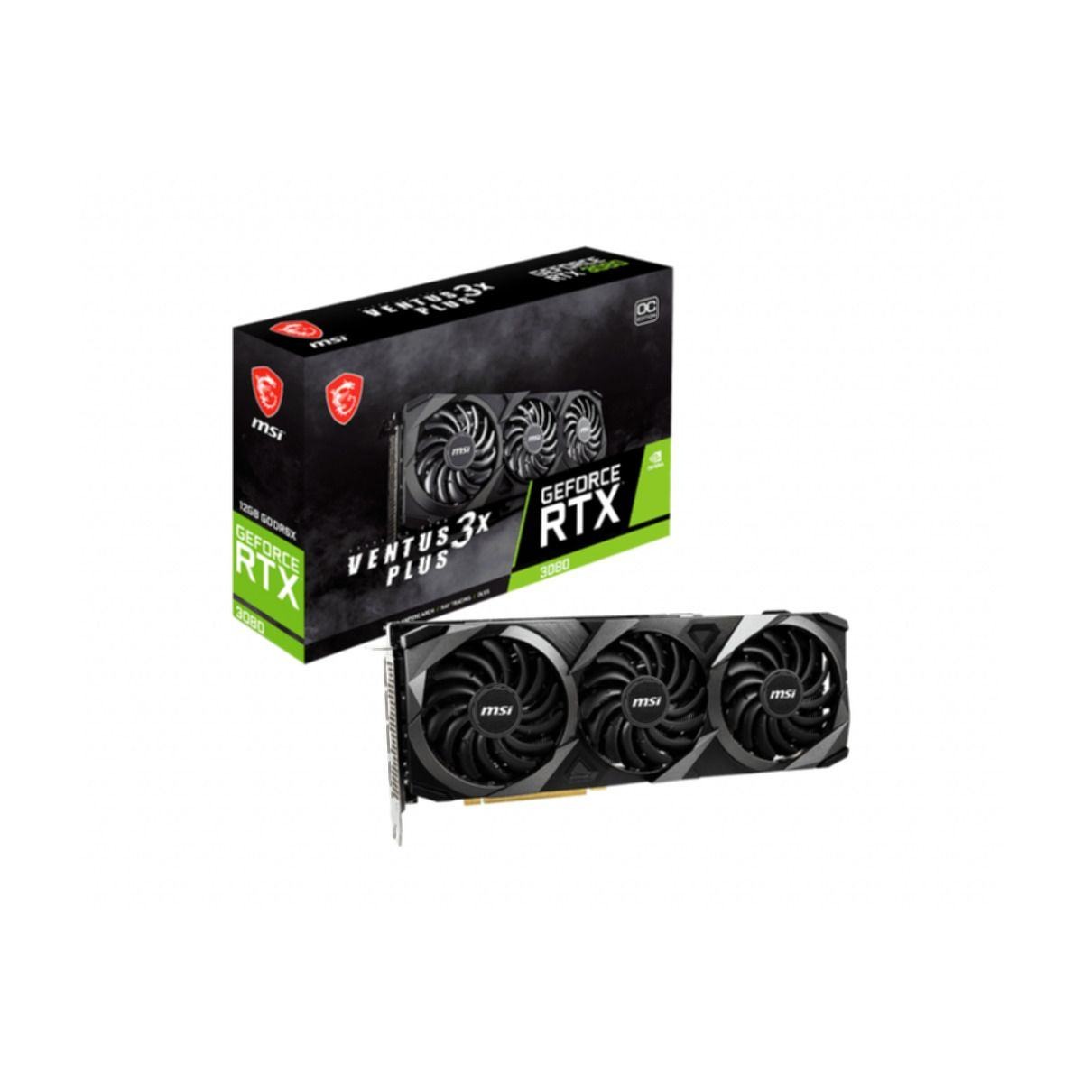 MSI Grafikkarte »GeForce RTX 3080 VENTUS 3X PLUS 12G OC LHR«, 12 GB, GDDR6X