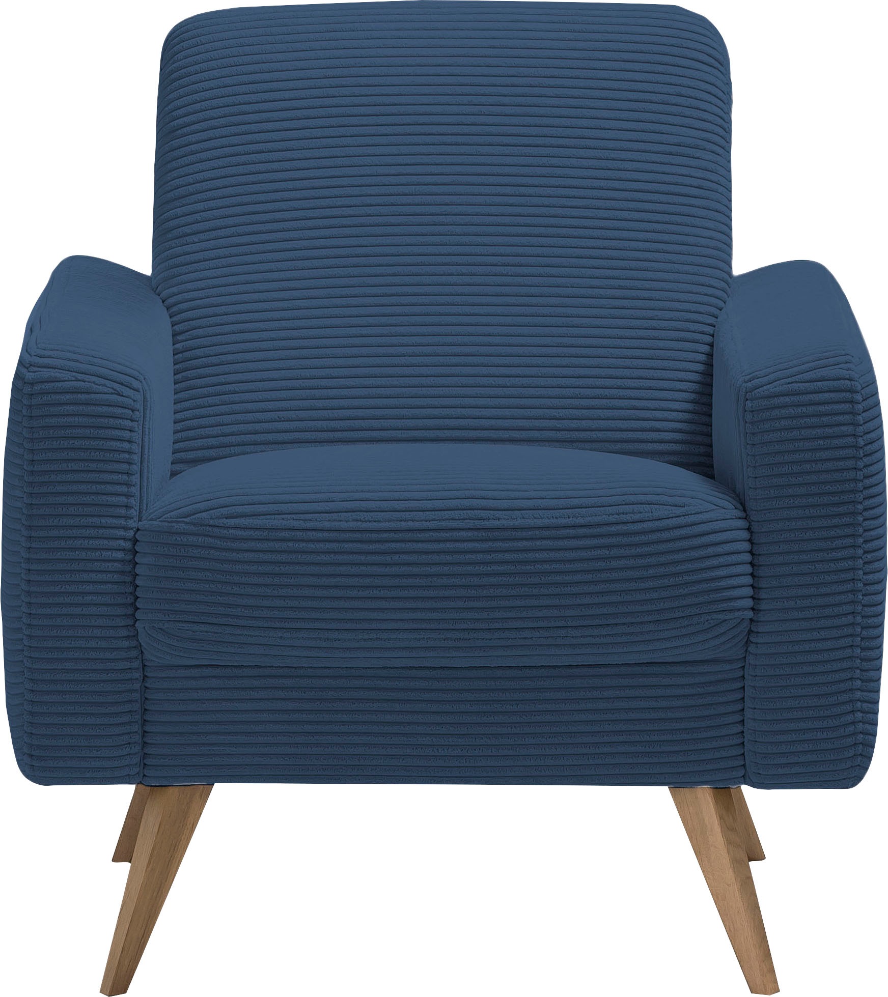 exxpo - sofa fashion Sessel »Samso, Loungesessel«, elegant und bequem, aktueller Cord Bezug