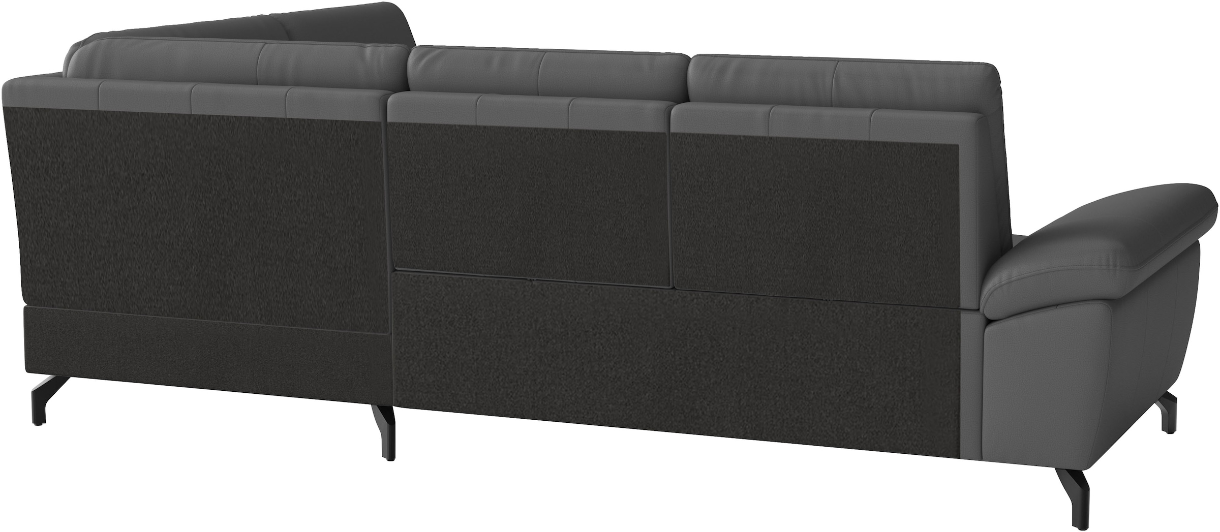 sit&more Ecksofa »Chelsea Leder L-Form, B:249 cm, inkl. Armteil- & Sitztiefenverstellung« optional mit Schlaffunktion und Bettkasten