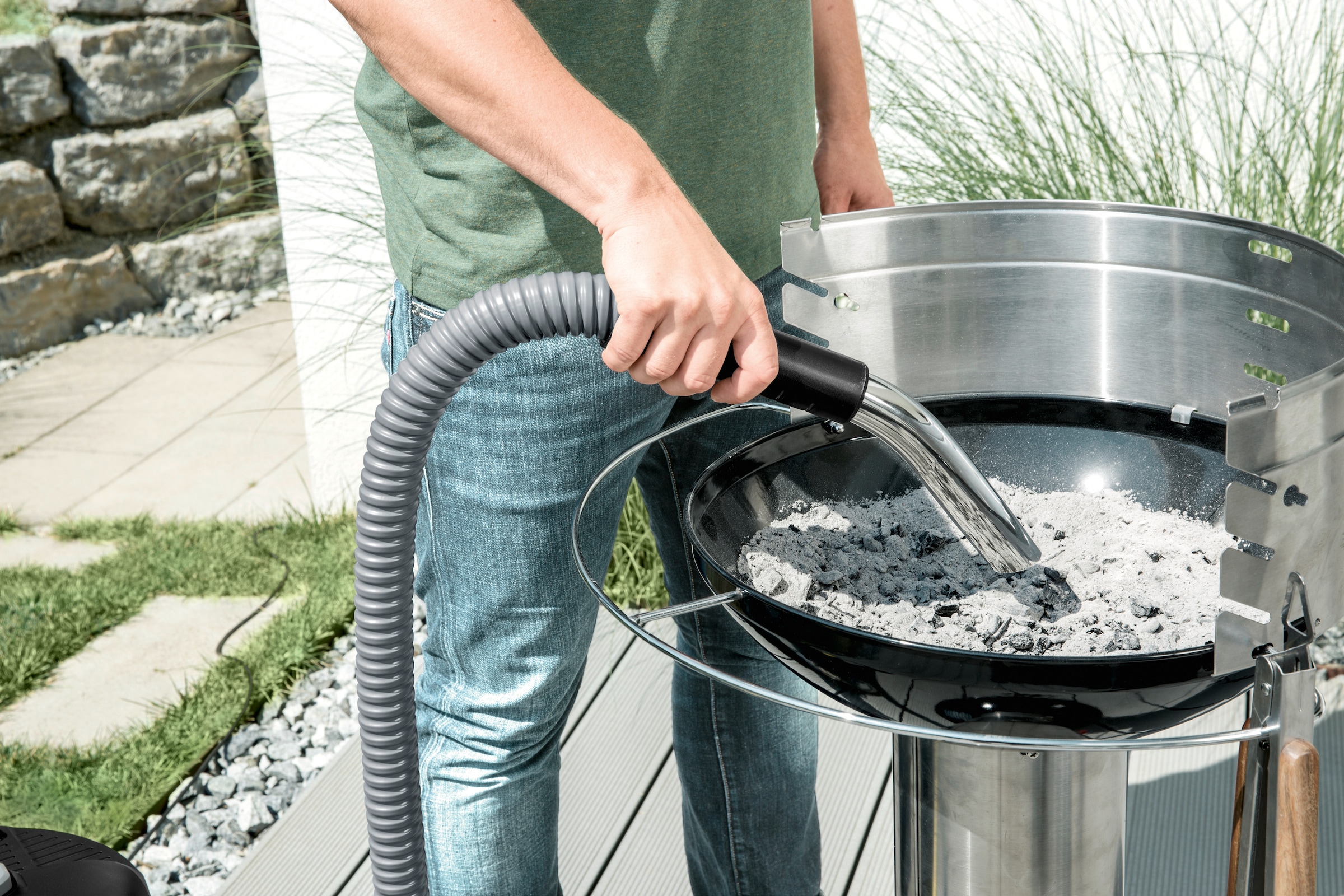 KÄRCHER Aschesauger »AD 2« 14 l Metallbehälter, 1,2 m Saugschlauch, integrierte Filterabreinigung