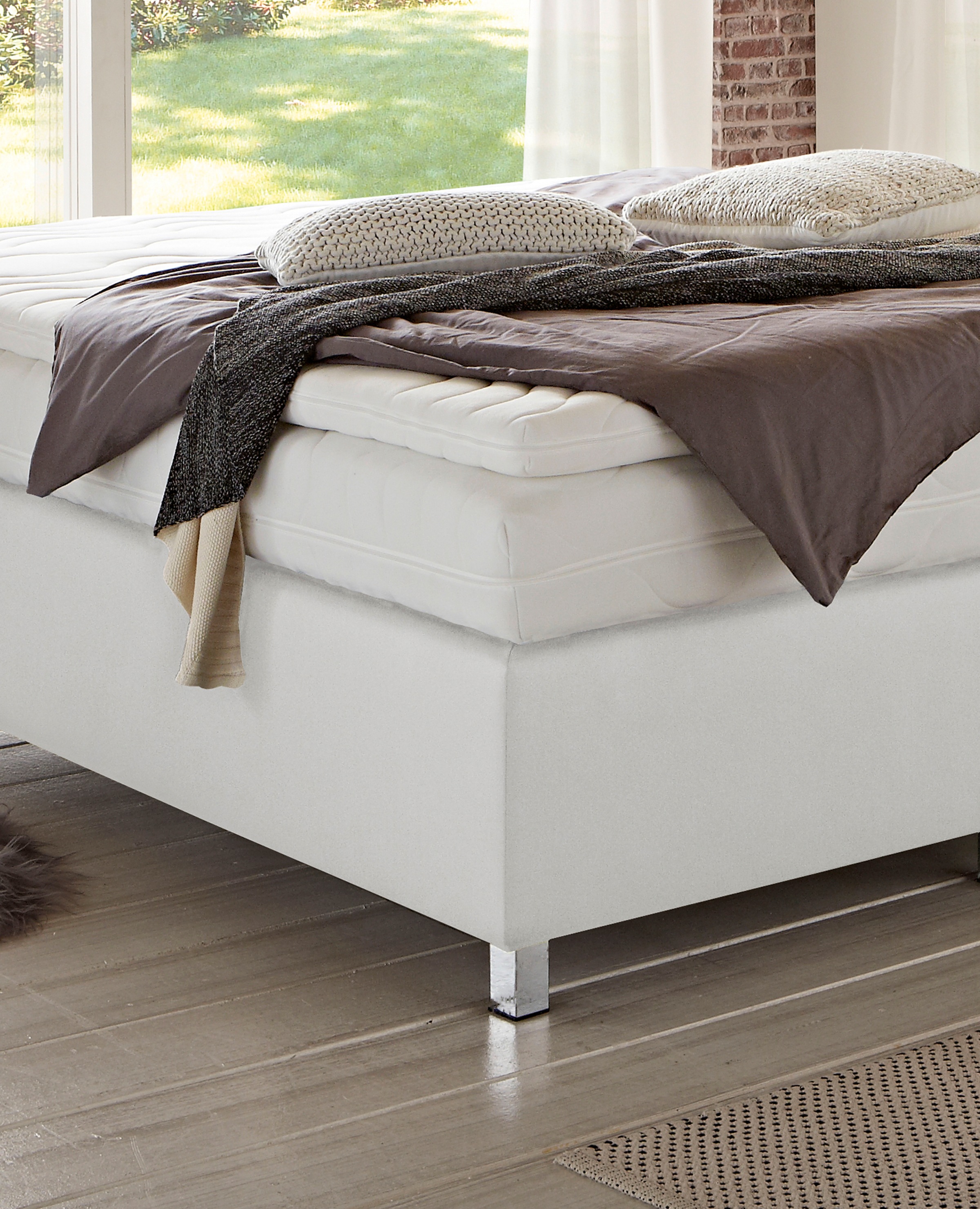 Westfalia Schlafkomfort Boxspringbett »London in den Breiten 160x200, 180x200cm & 200x200cm«