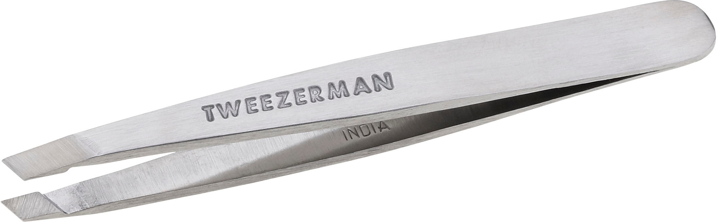 TWEEZERMAN Pinzette »Mini Slant Tweezer: Kleine Pinzette in Silber«