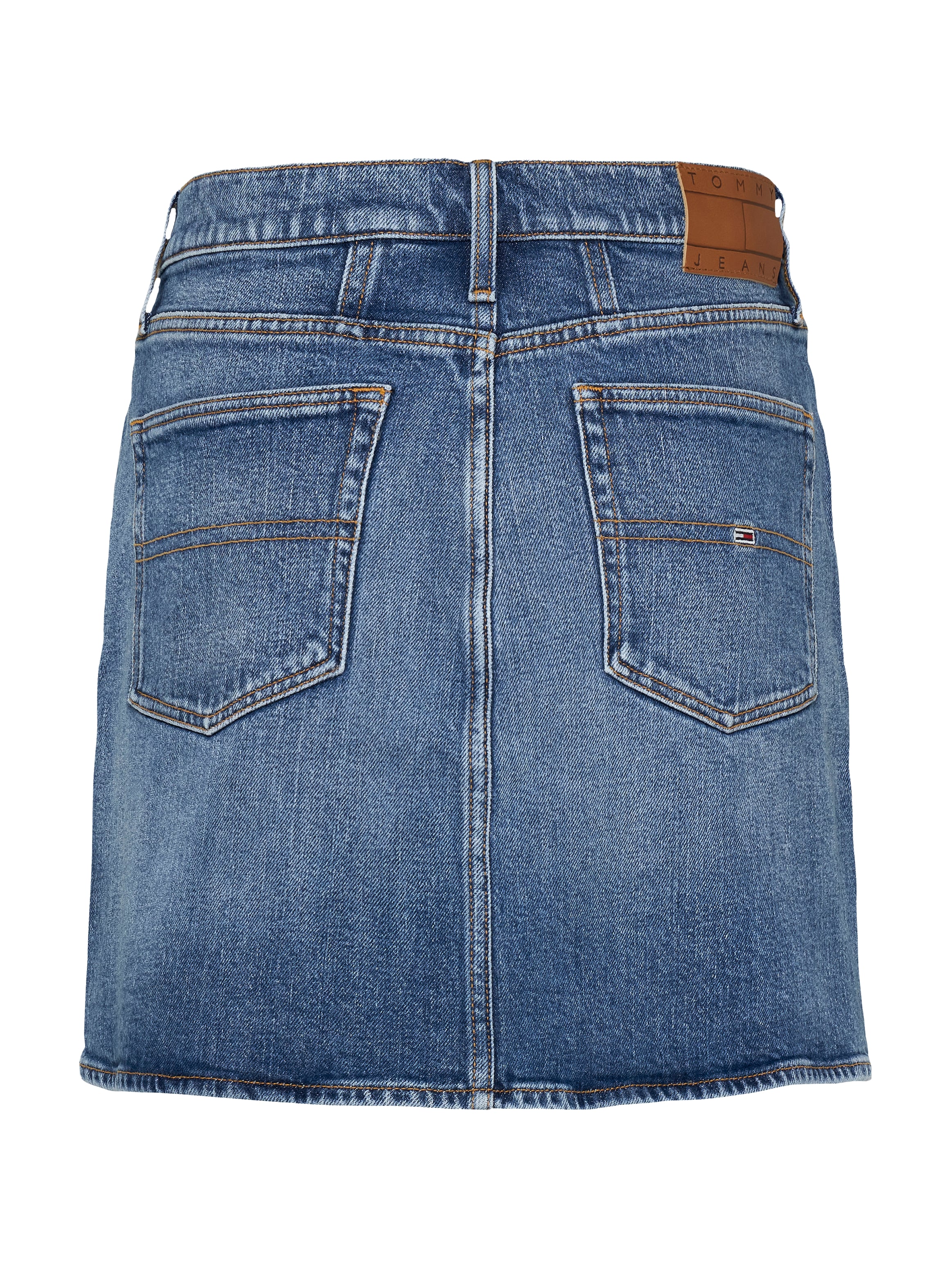 Tommy Jeans Jeansrock »MOM SKIRT BI0134«, mit Logo-Badge