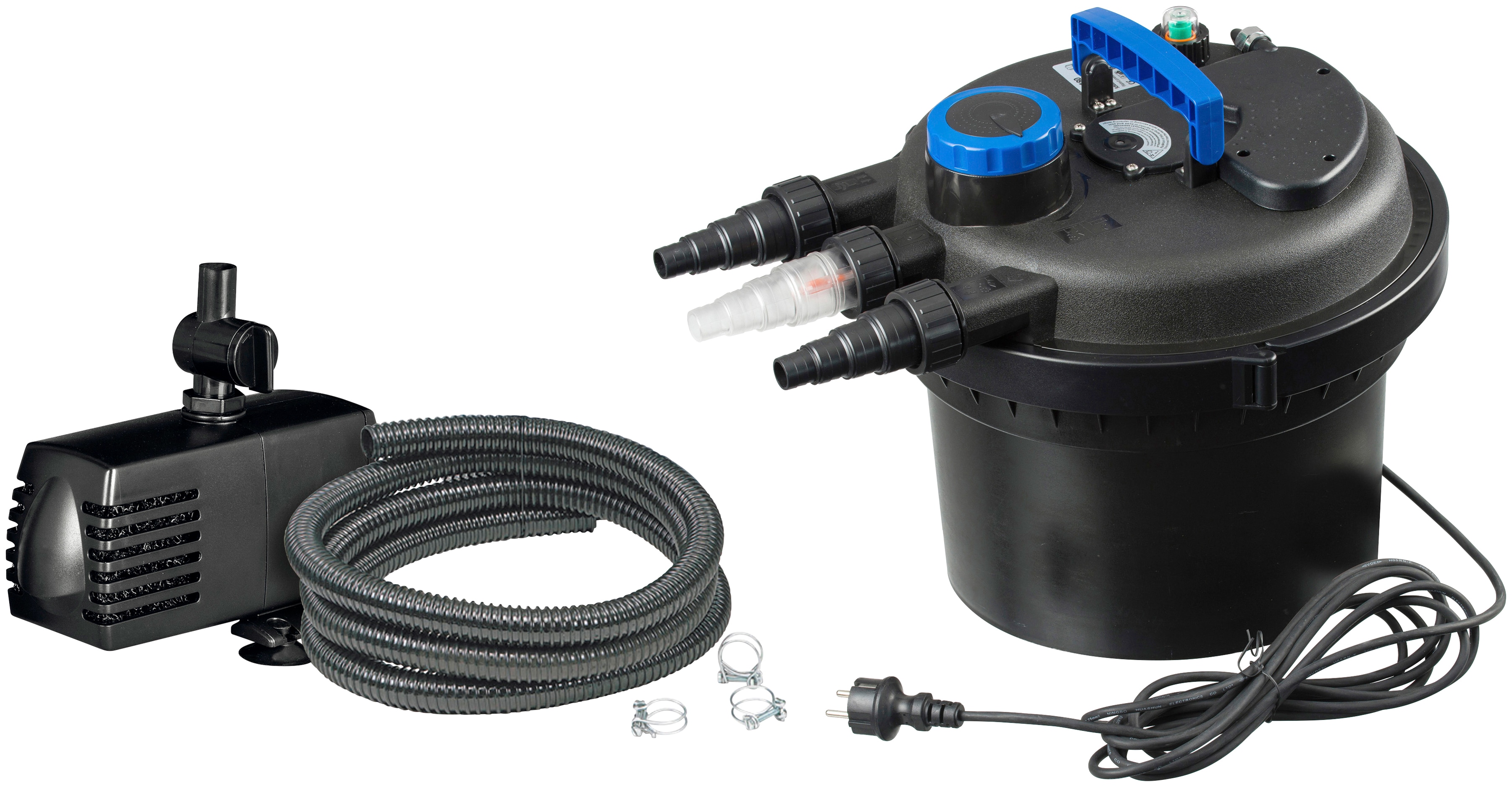 Ubbink Teichfilter »Druckfilter BioPressure II 3000 Plus« 3.000 l/h in schwarz, Größe B/H/L: 38 cm x 33 cm x 38 cm