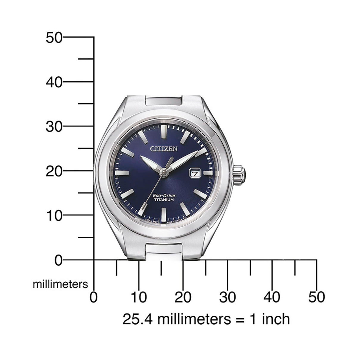 Citizen Solaruhr »Super Titanium«, Armbanduhr, Damenuhr, Titanarmband,bis 10 bar wasserdicht,Saphirglas