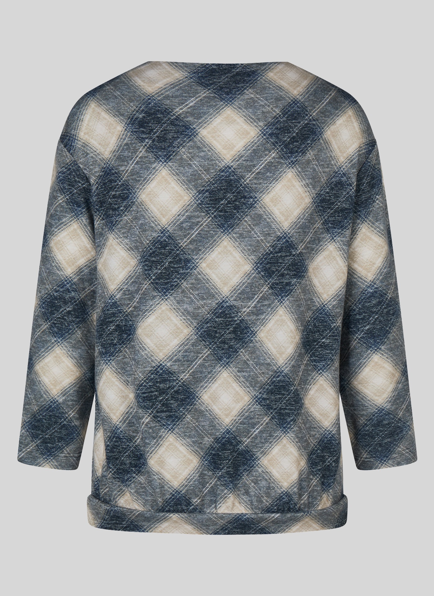 Rabe 3/4-Arm-Shirt im Karo-Look