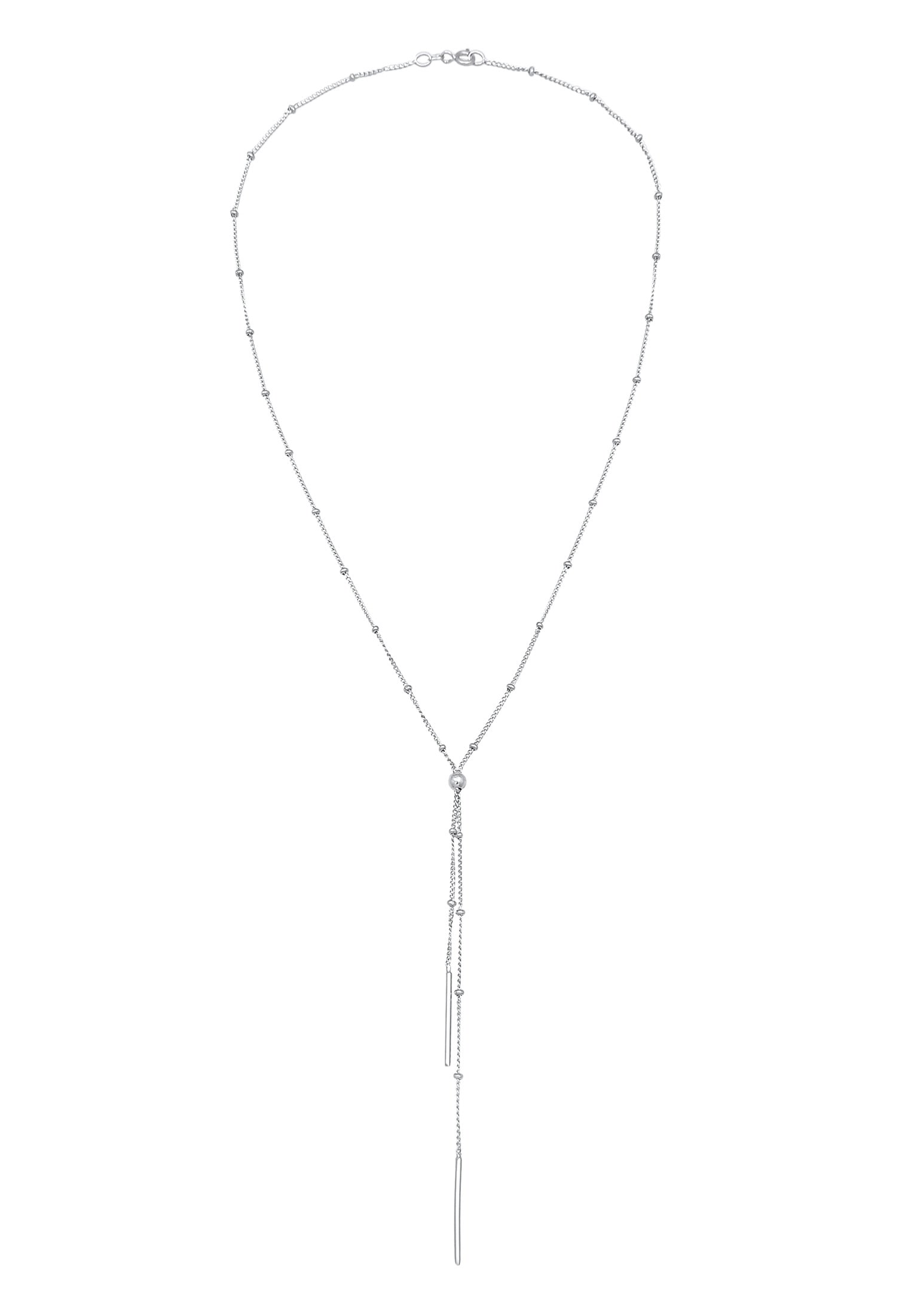 Elli Y-Kette »Halskette Y-Kette Kugel Stab Minimal 925 Silber«