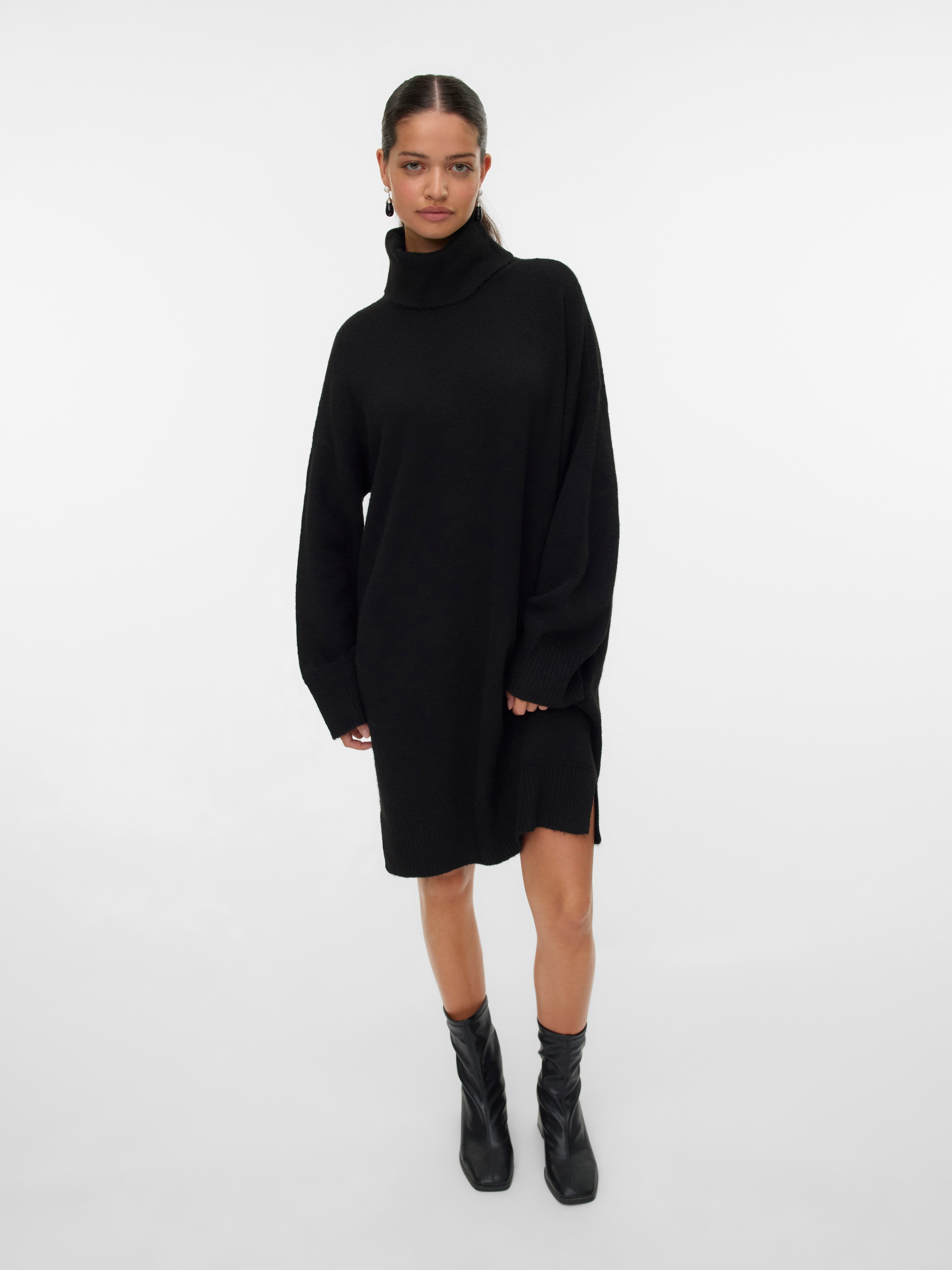 Vero Moda Strickkleid »VMAQUARIUS LS ROLLNECK SHORT DRESS BF«