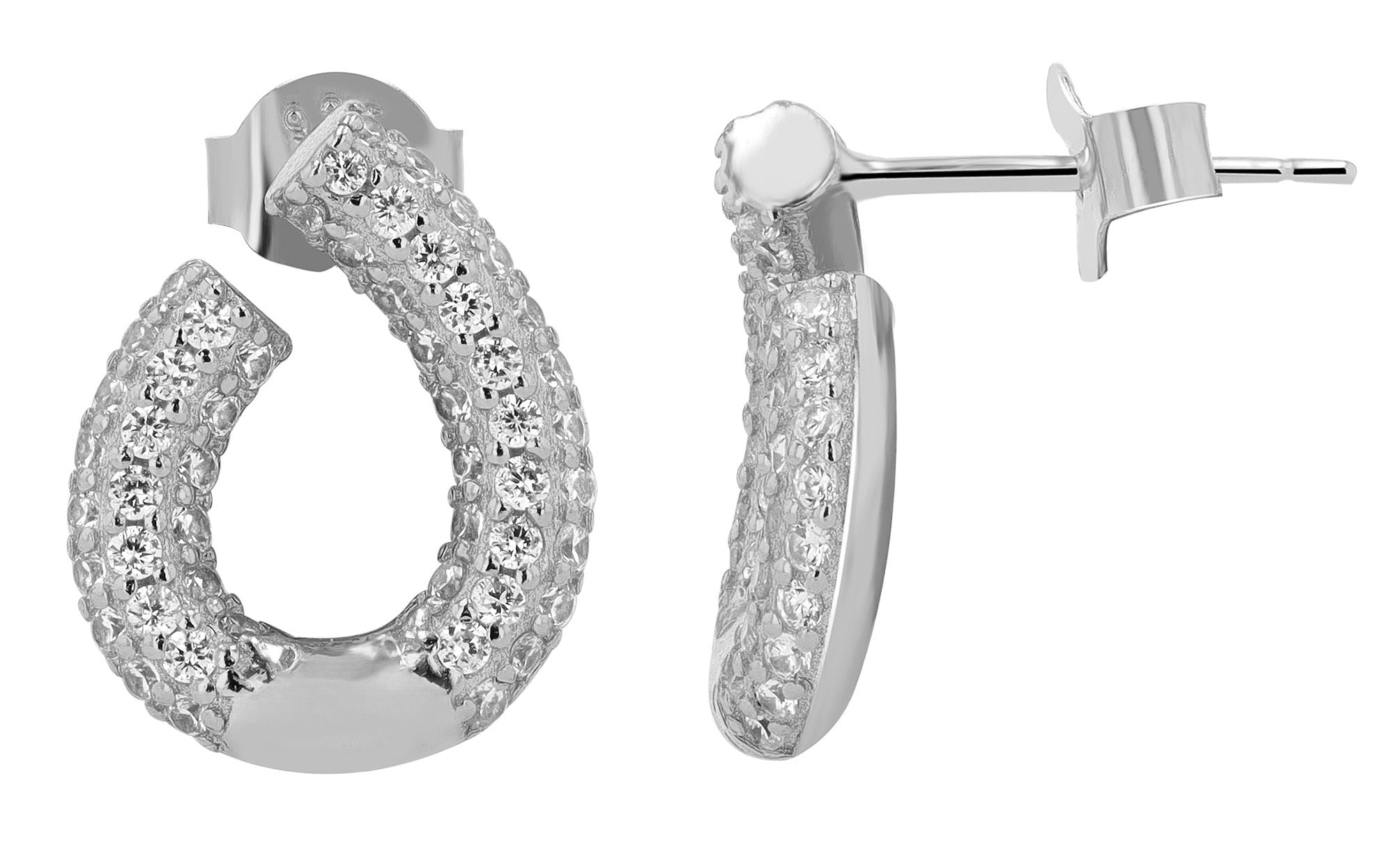 Adelia´s Paar Ohrstecker »Damen Ohrringe ¿ Ohrstecker aus 925 Silber«