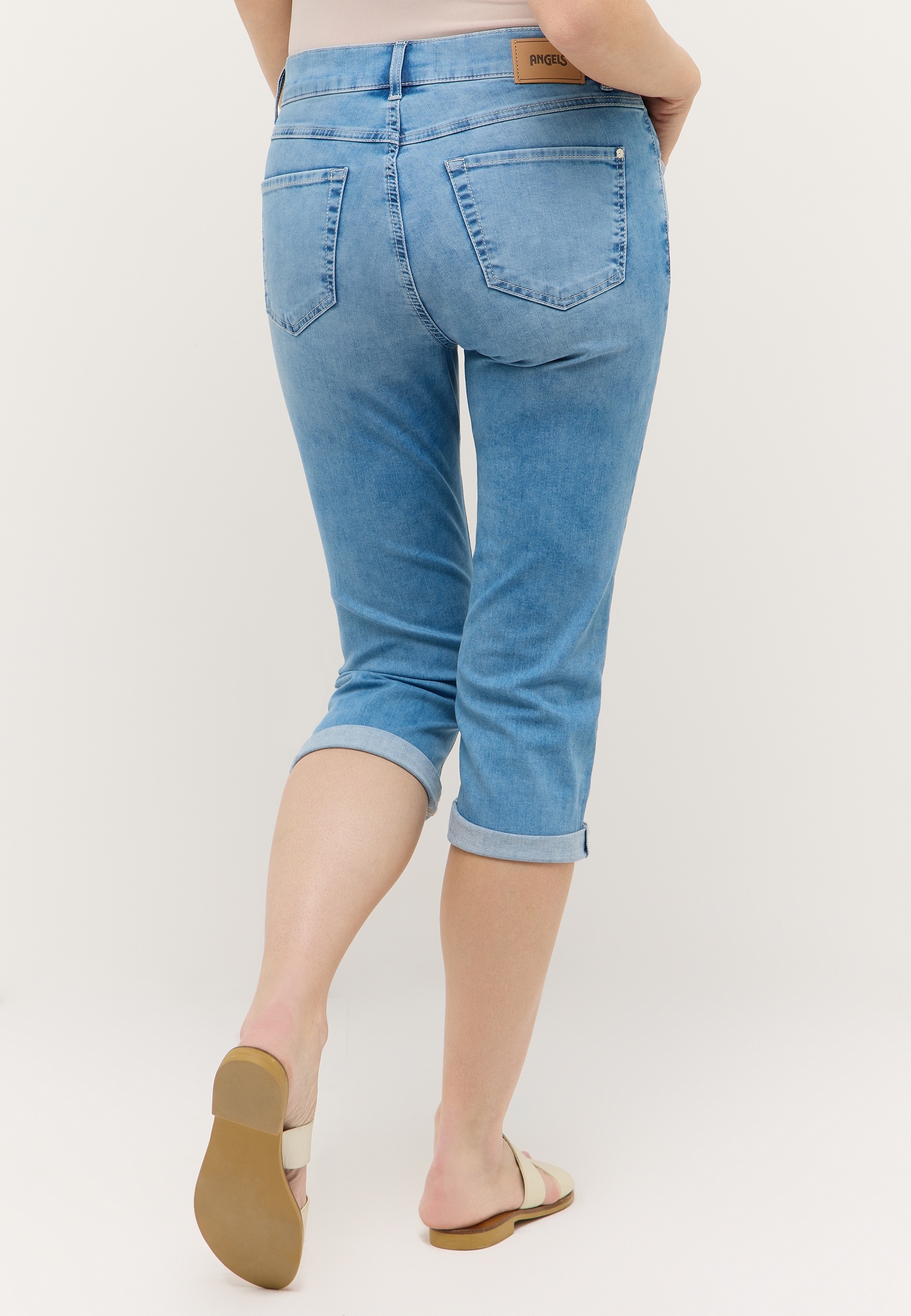 ANGELS Caprijeans »CICI TURN UP« mit Stretch und Aufschlag