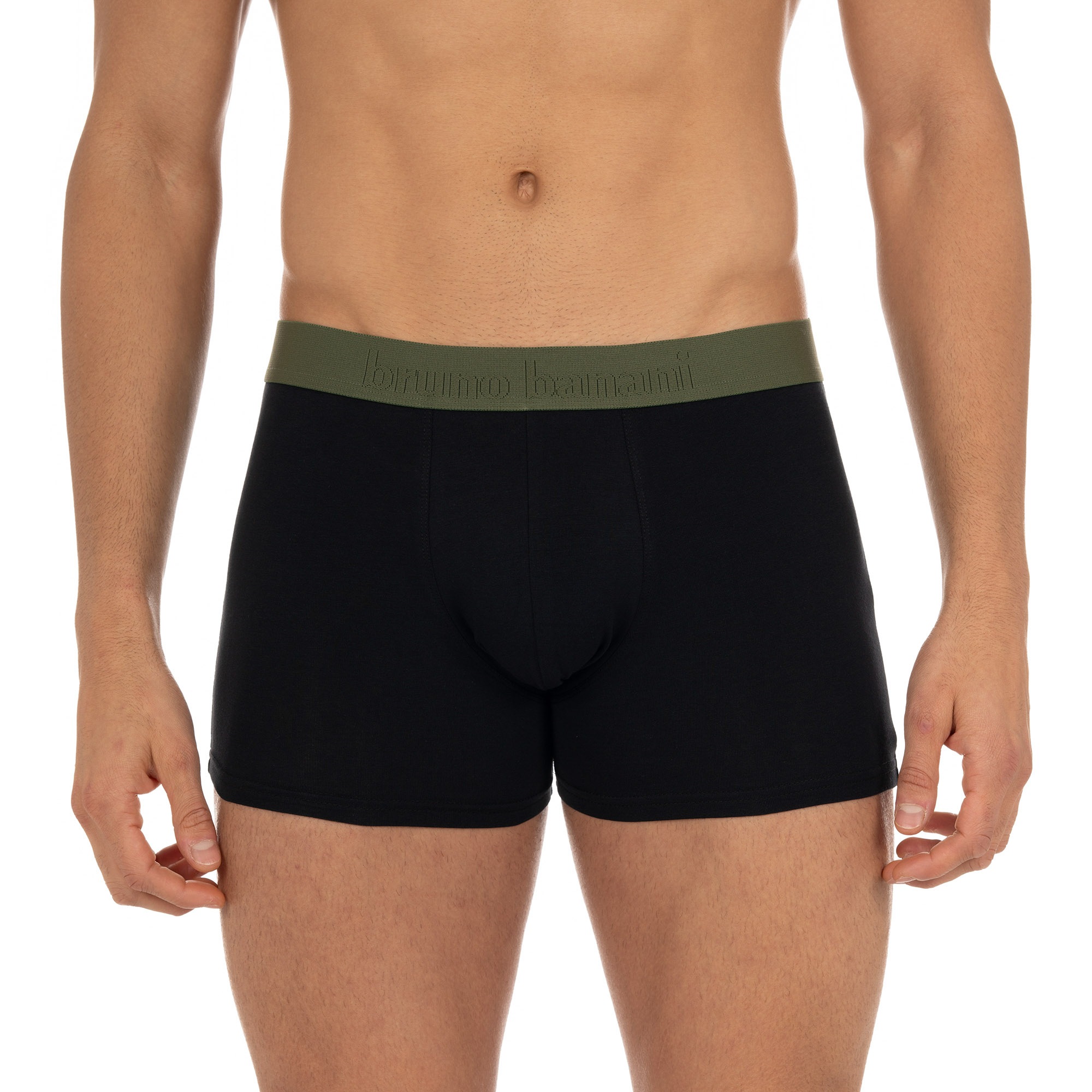 Bruno Banani Boxershorts »FLOWING«, (2er Pack), mit kontrastfarbenem Bündchen