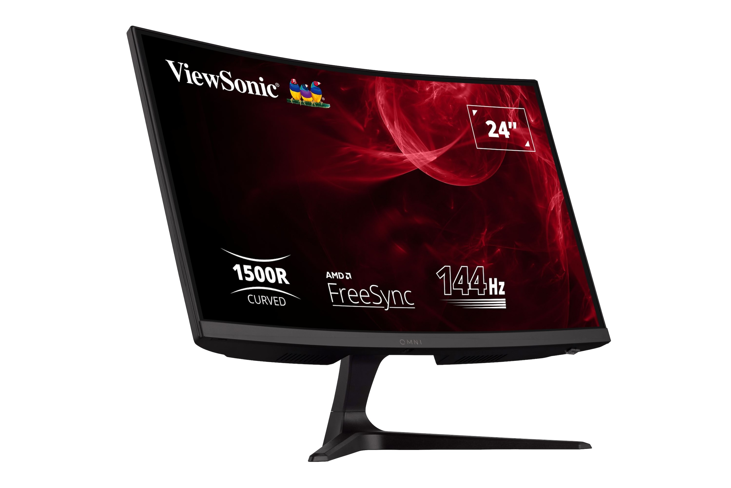 Viewsonic Curved-Gaming-Monitor »VX2418C (VS19012)«, 60 cm/24 Zoll, 1920 x 1080 px, Full HD, 1 ms Reaktionszeit, 165 Hz, 1500R Curved