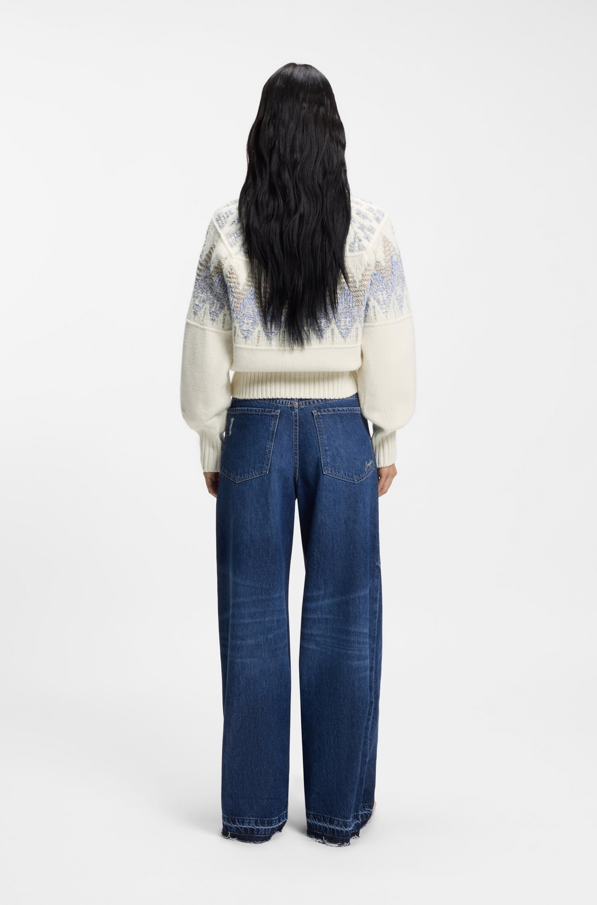 BOSS ORANGE Strickpullover »Farombo Premium Damenmode«